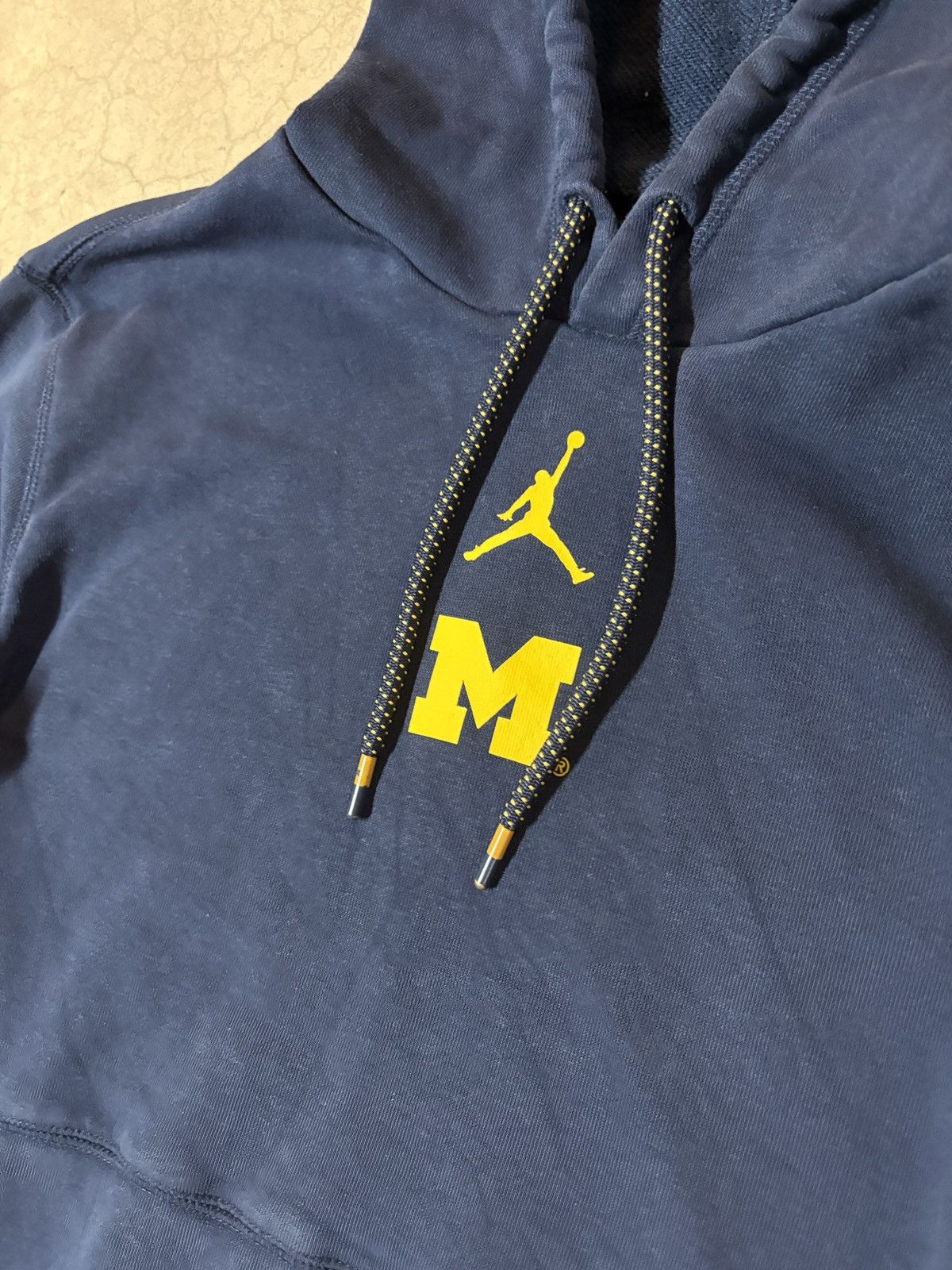 Jordan Brand Jordan Michigan Wolverines Dri-fit Hoodie Navy Size Medium Size US M / EU 48-50 / 2 - 2 Thumbnail