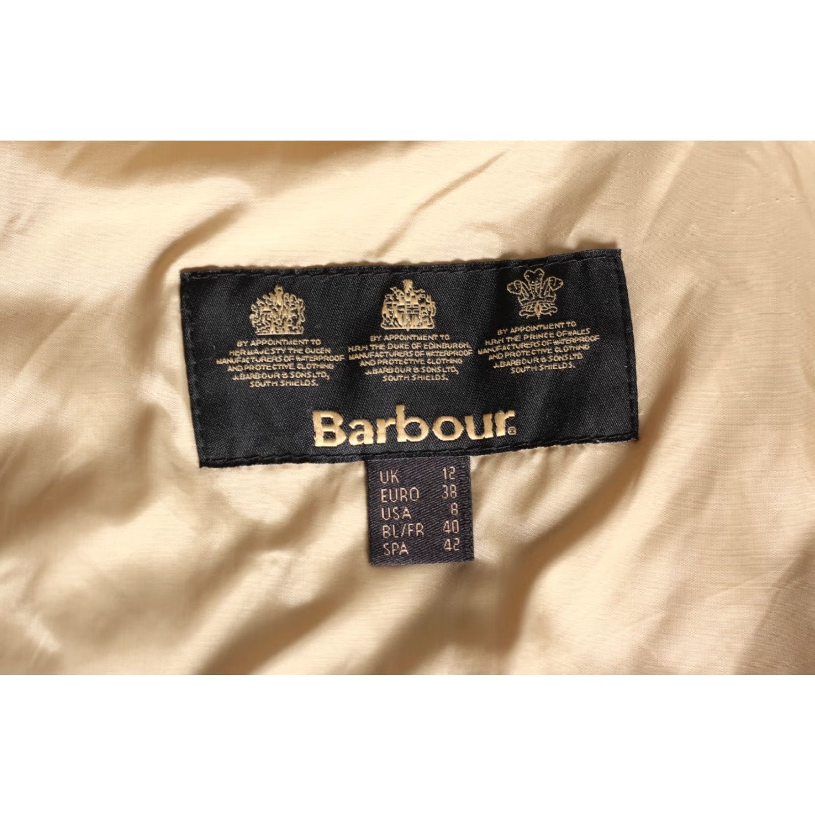Barbour BARBOUR Quilted Jacket Women UK 12 EU 38 USA 8 Beige Regular Size 12 Barbour Jacket Women Quilted Jacket Beige 12 Womens Size XL / US 12-14 / IT 48-50 - 7 Thumbnail