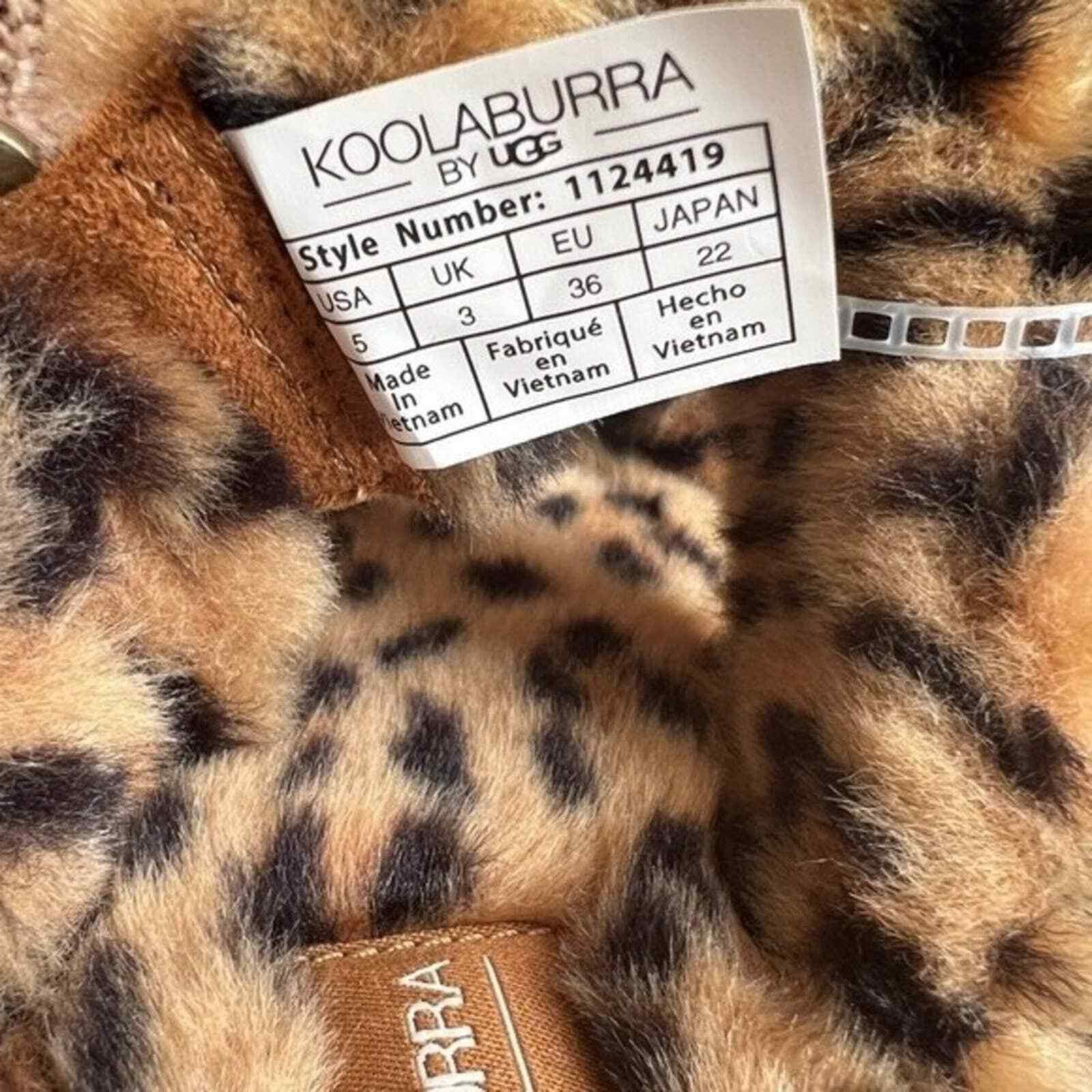 Koolaburra Koolabura By UGG Animal Print Faux Fur Slide Sandals, US5 Size US 5 / IT 35 - 9 Thumbnail