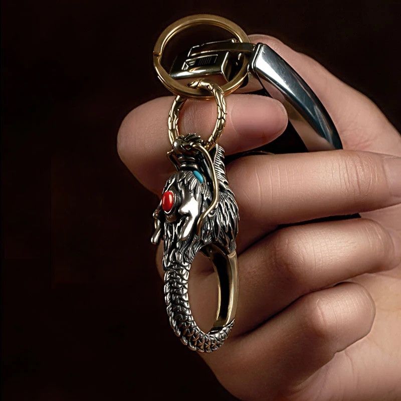 Vintage Classic Hot Dragon Keychain Size ONE SIZE - 4 Thumbnail