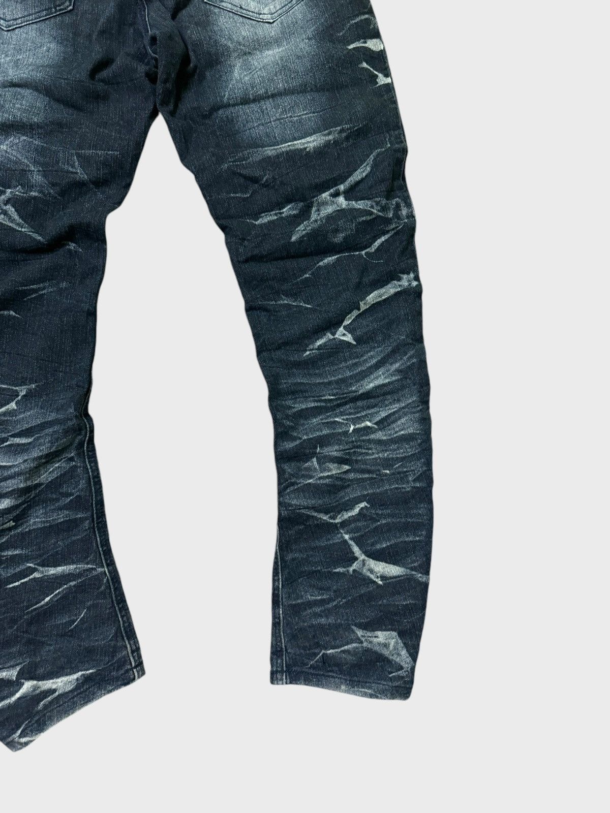 Designer × Japanese Brand × Vintage Vtg Semantic Design J Curve Legs Claw Mark Acid Wash Denim Size US 28 / EU 44 - 13 Thumbnail