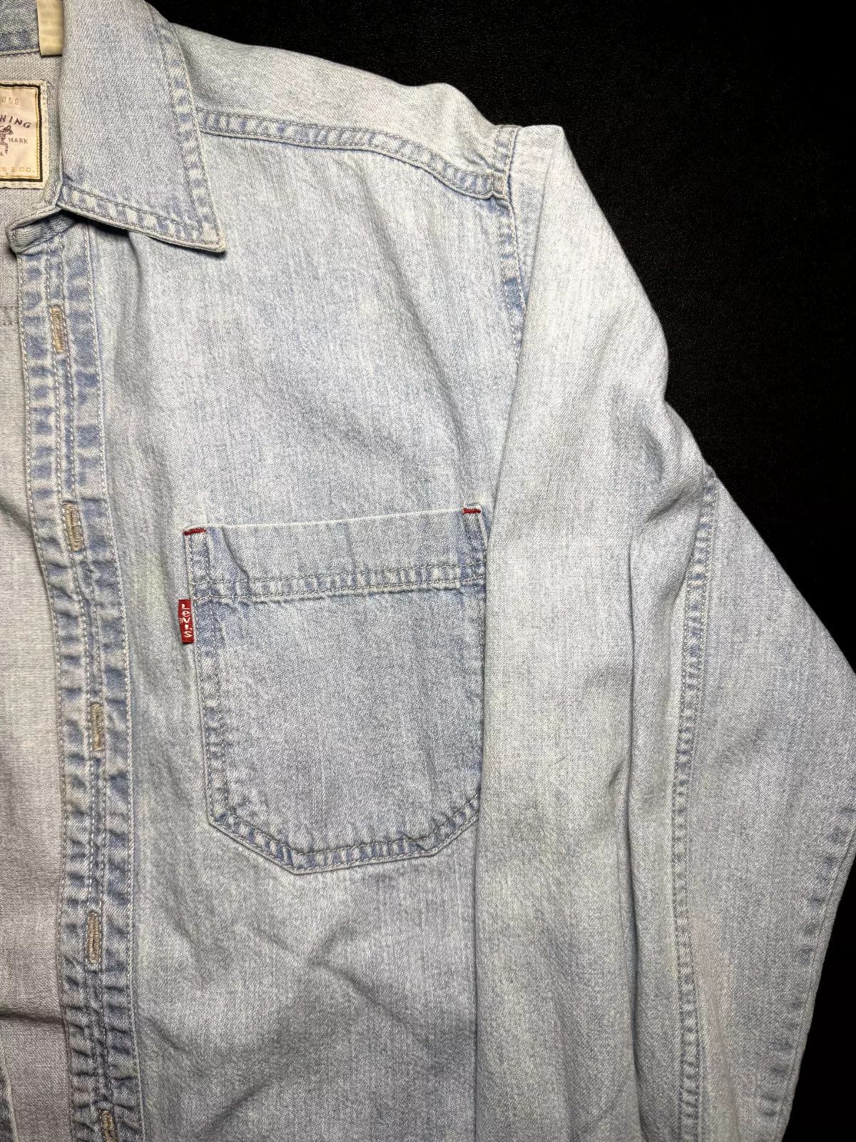 Levi's Men's Vintage Levi's WPL 423 Light Blue Denim Trucker Jacket Size US S / EU 44-46 / 1 - 13 Thumbnail