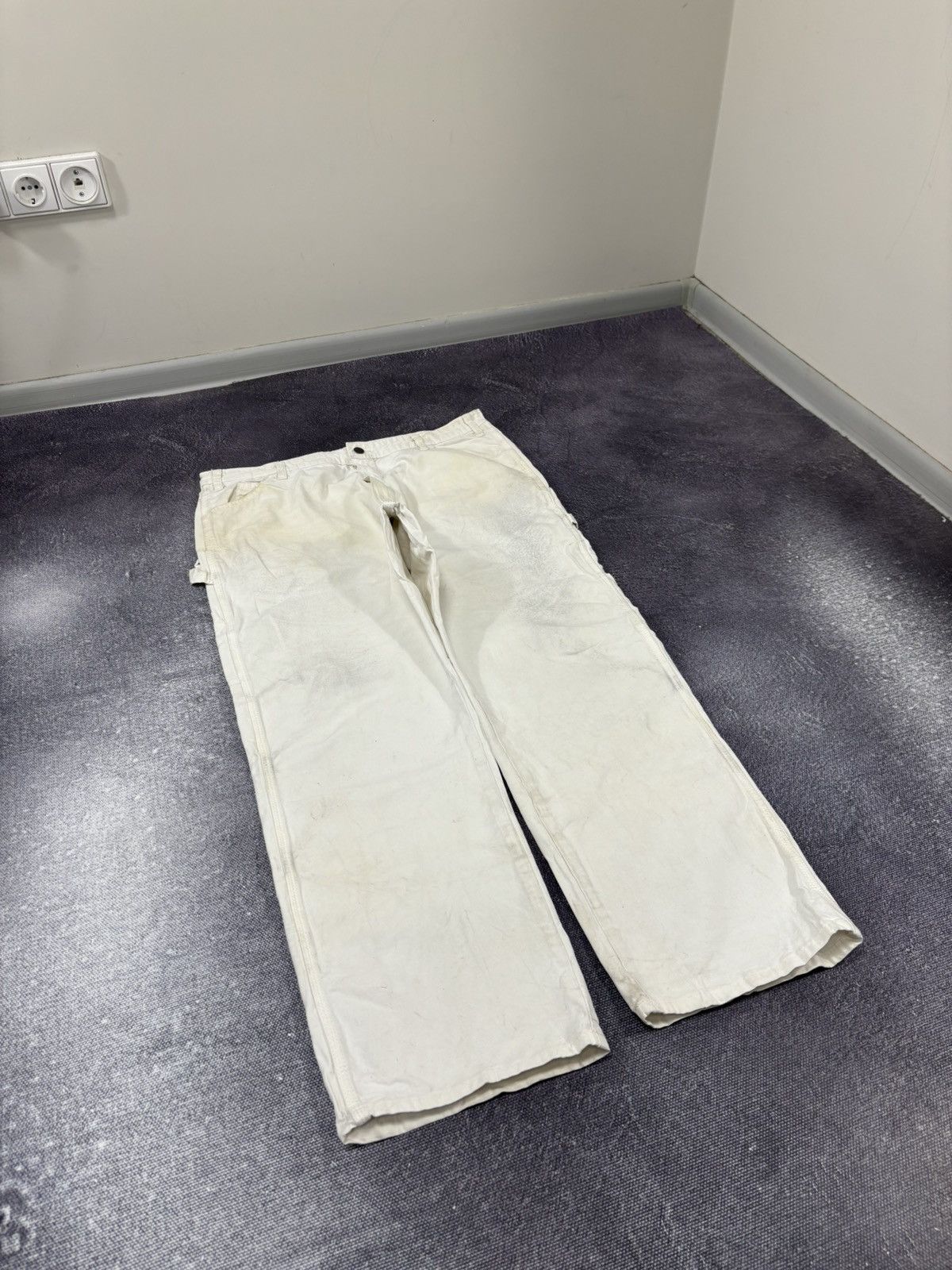 Dickies Vintage Dickies USA White Work Carpenter Hype Baggy Pants Size US 38 / EU 54 - 10 Thumbnail