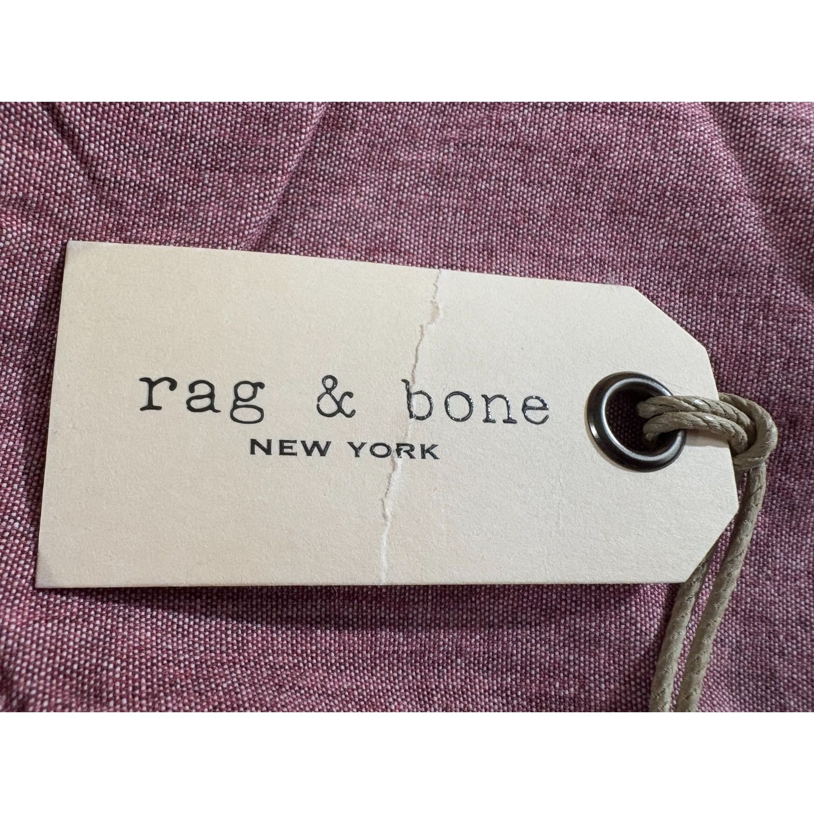 Rag & Bone Rag & Bone The Trail Denim Shirt size M color Red NWT Size US M / EU 48-50 / 2 - 5 Thumbnail