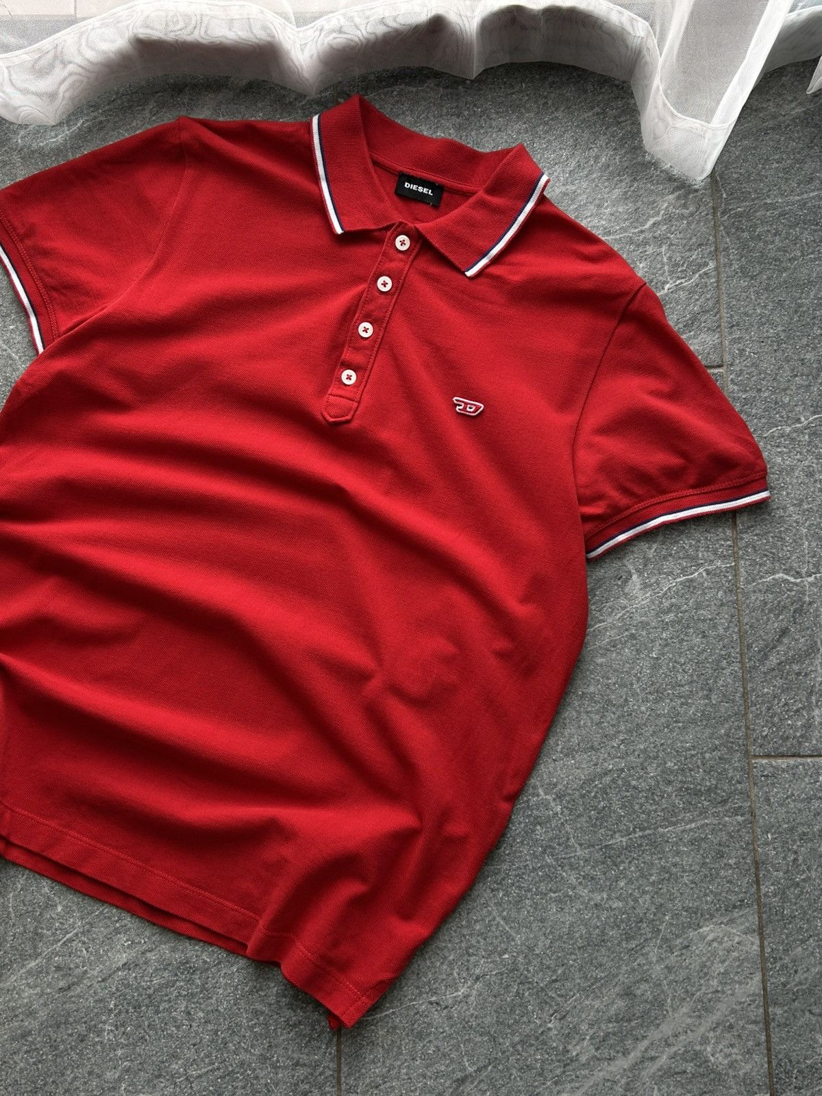 Diesel Vintage shirt polo tee diesel large Size US L / EU 52-54 / 3 - 4 Thumbnail