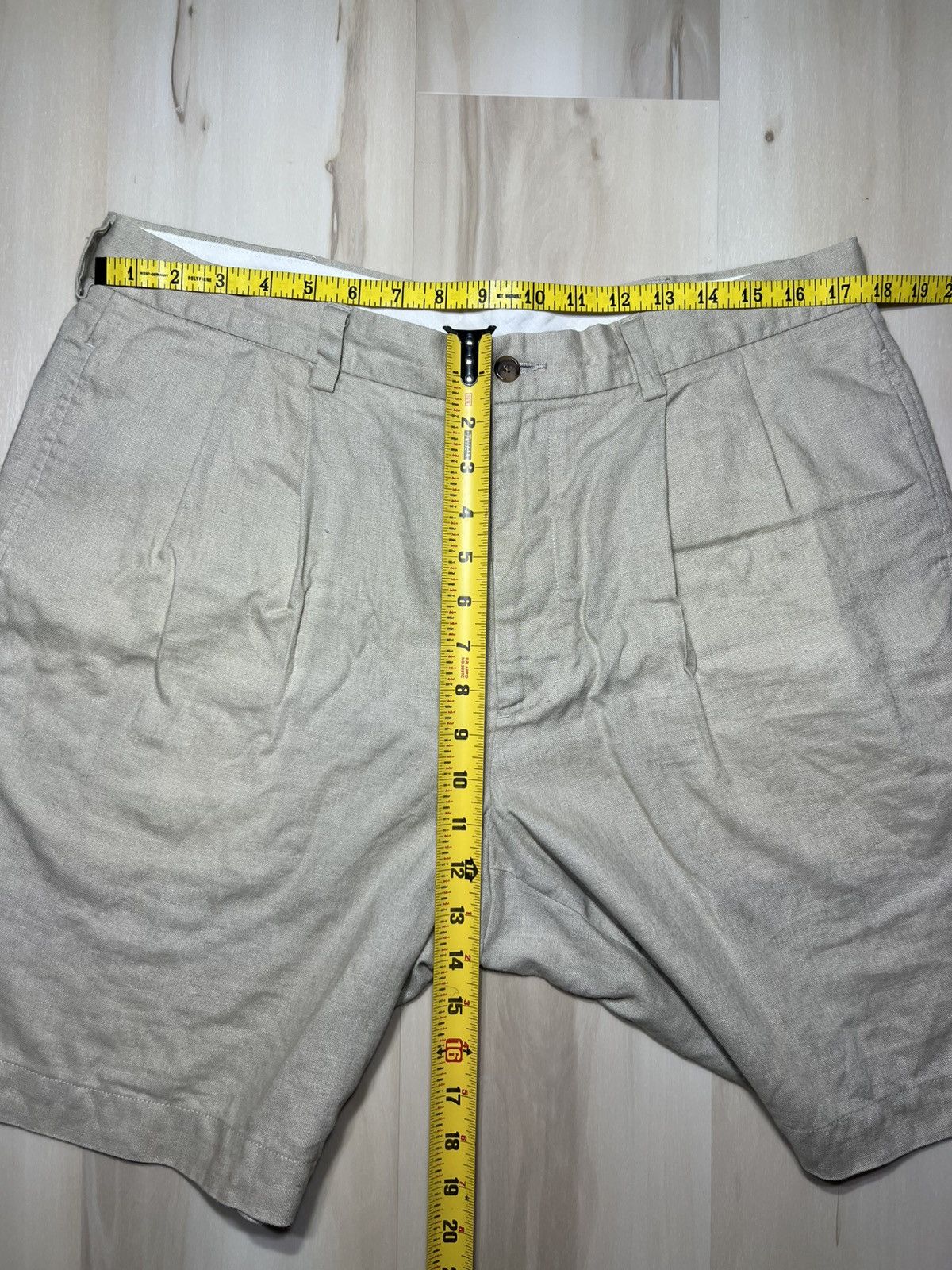 Brooks Brothers Brooks Brothers 346 Men's Pleated 100% Linen Shorts Sz 36 Size US 36 / EU 52 - 3 Thumbnail