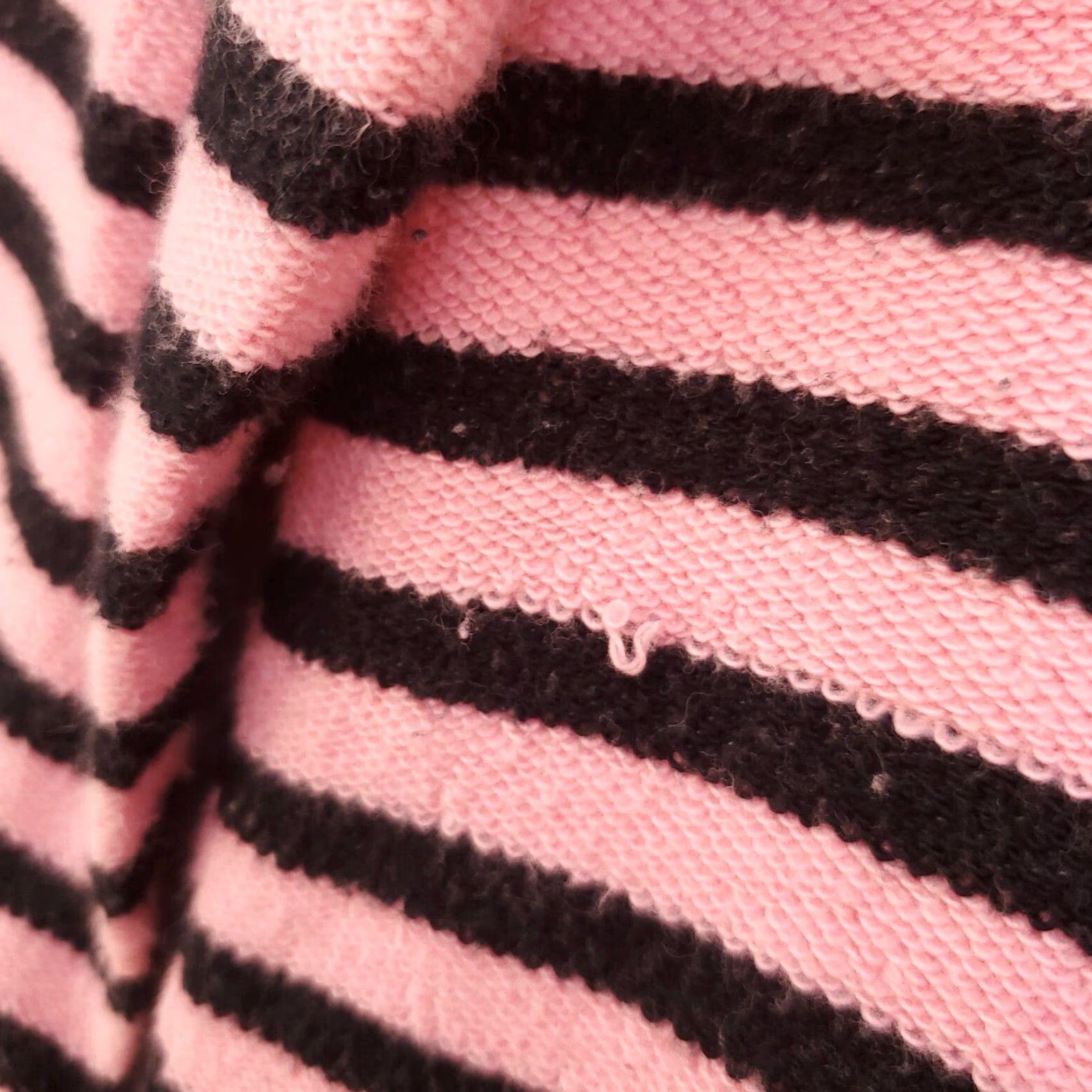 Ralph Lauren LAUREN RALPH LAUREN Womens Sweater Large Pink Striped Knit Drawstring Waist Boat Neck Preppy Size L / US 10 / IT 46 - 5 Thumbnail