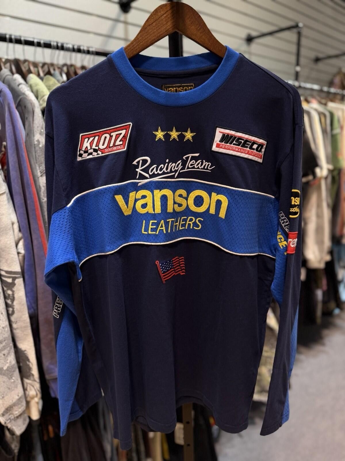 Supreme Supreme Vanson Leathers L/S Top Longsleeve Jersey Large Size US L / EU 52-54 / 3 - 5 Thumbnail
