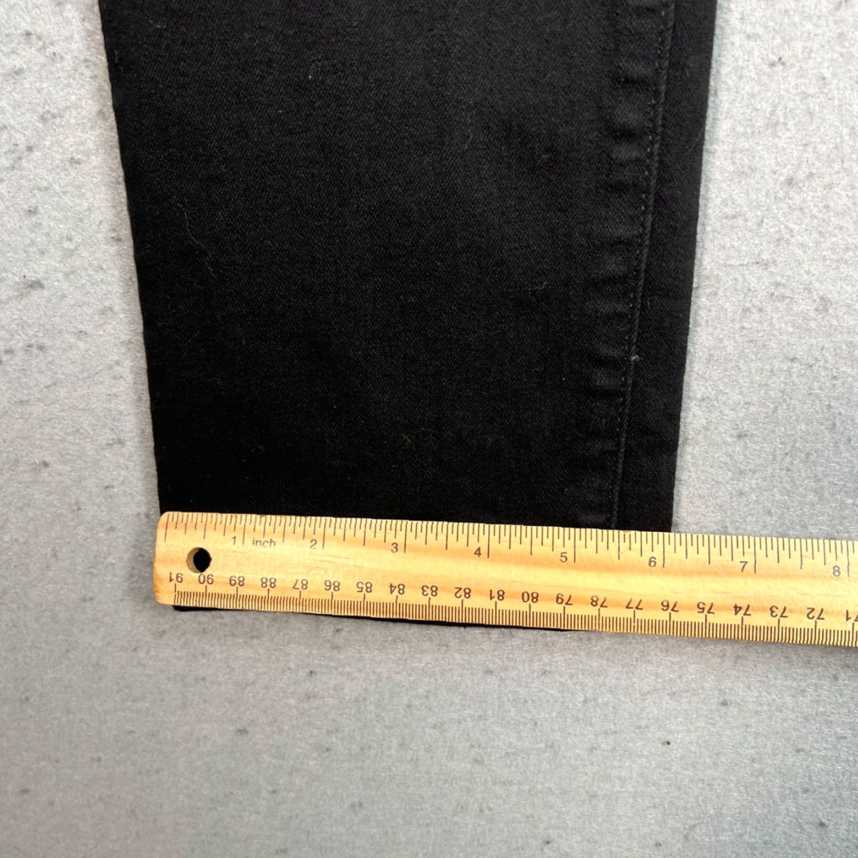 J.Crew VINTAGE J.CREW Essential Straight Jeans Womens 25P Petite Dark Wash Cotton Blend Denim Black - 24" Inseam - Mens? (No gender) Size 42" / US 20 - 7 Thumbnail
