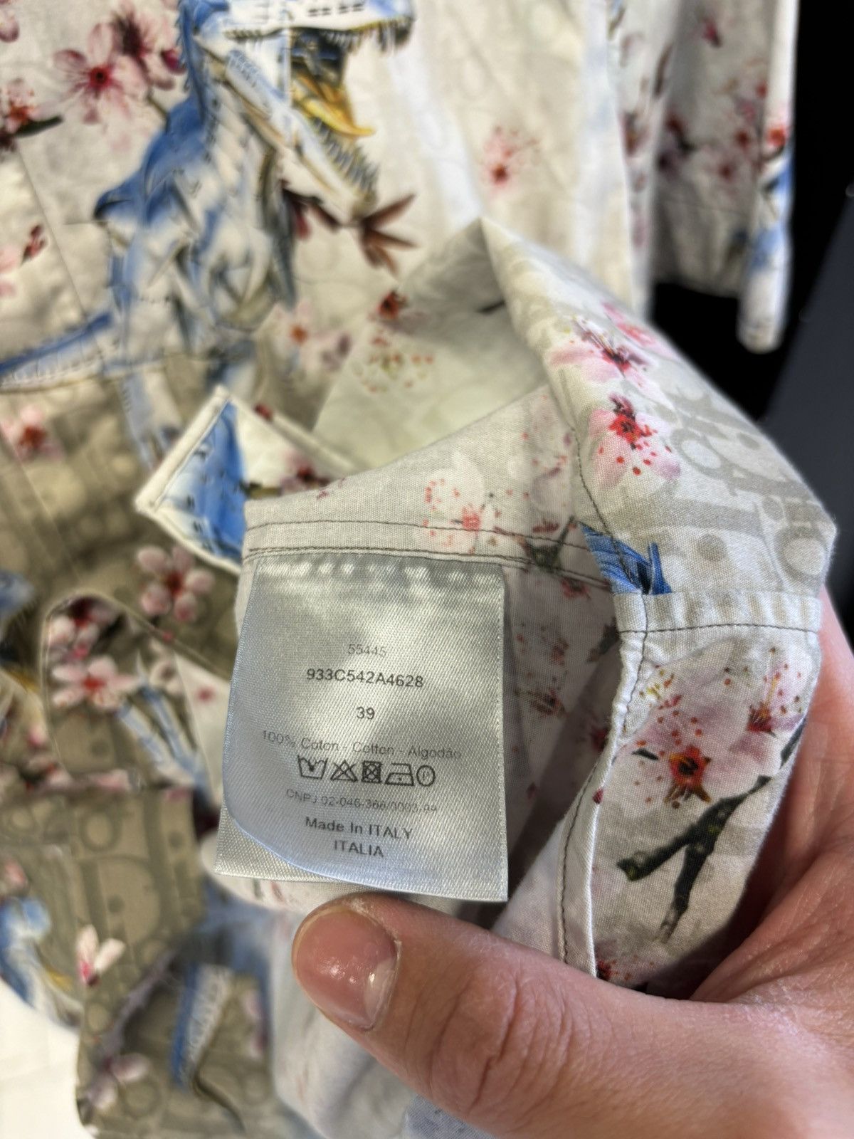 Club Sorayama × Dior Dior Sorayama Oblique button up shirt Size US S / EU 44-46 / 1 - 5 Thumbnail