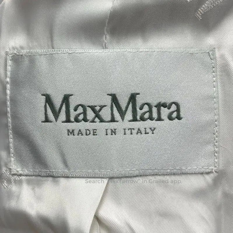 Max Mara MaxMara Women's White Wool Coat . Size S / US 4 / IT 40 - 6 Thumbnail