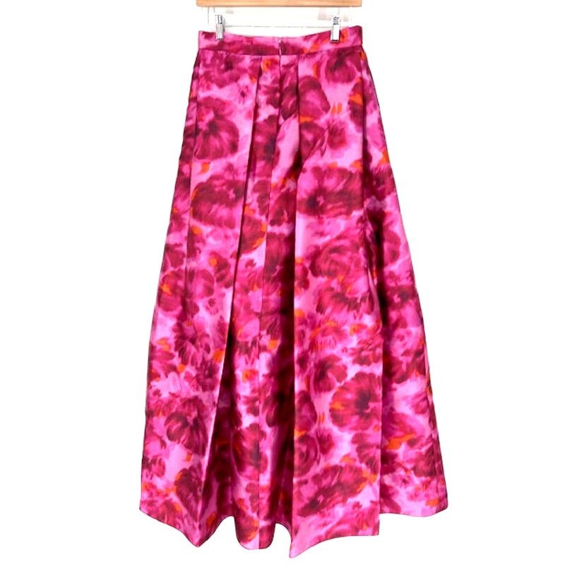Sachin & Babi SACHIN + BABI “Ava” Maxi Skirt in Floral Pink Watercolor Size 28" / US 6 / IT 42 - 3 Thumbnail
