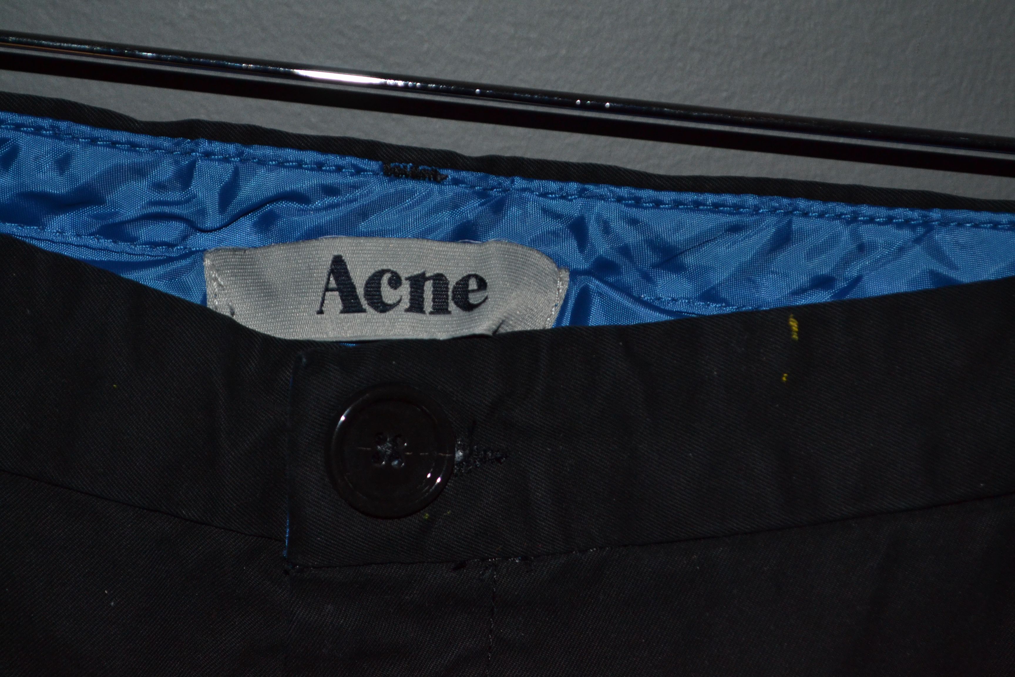 Acne Studios Acne Studios Guy Black 32 34 Cotton Pants Size US 32 / EU 48 - 7 Thumbnail