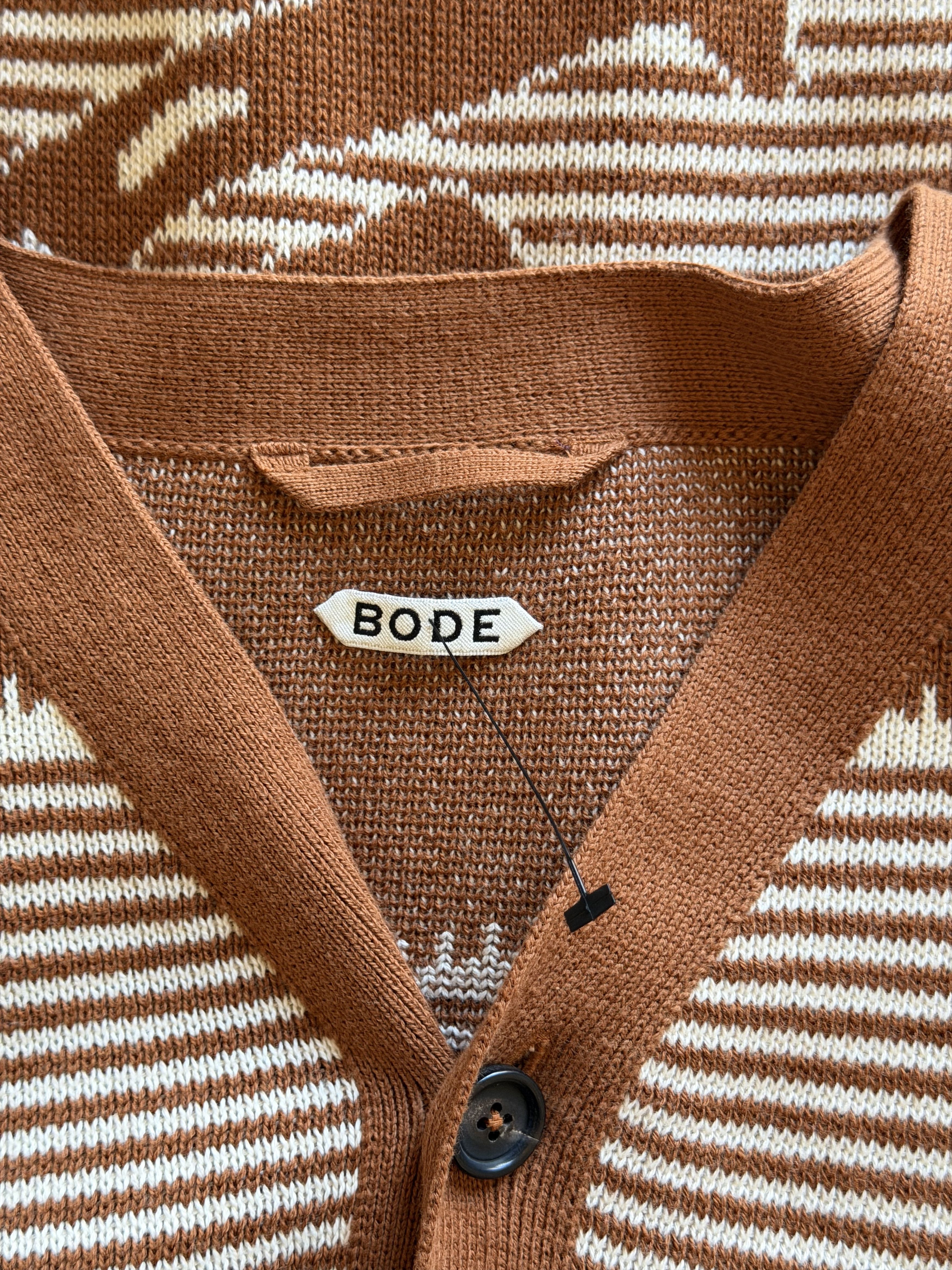 Bode Bode Buckaroo Cardigan in Brown Size US XL / EU 56 / 4 - 8 Thumbnail