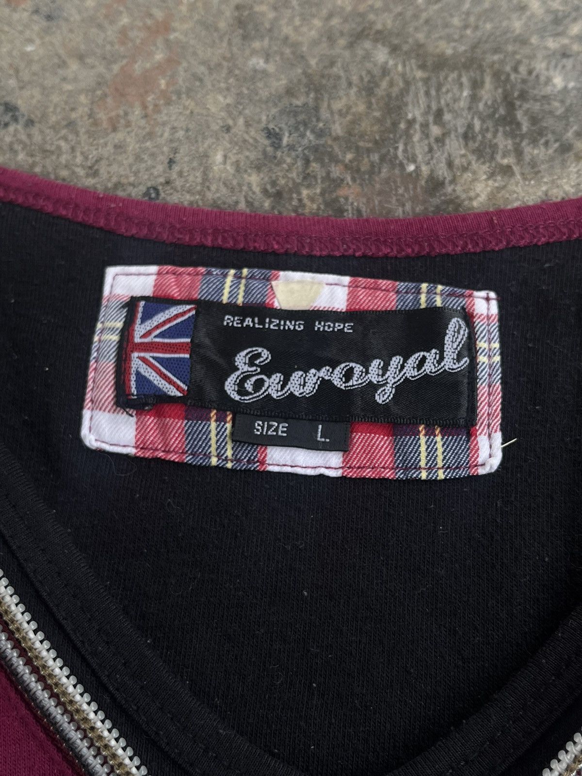 If Six Was Nine × Japanese Brand × Le Grande Bleu (L.G.B.) JAPANESE EUROYAL POEM ZIPPER UP LONGSLEEVE PUNK GOTHIC STYLE Size US M / EU 48-50 / 2 - 8 Thumbnail