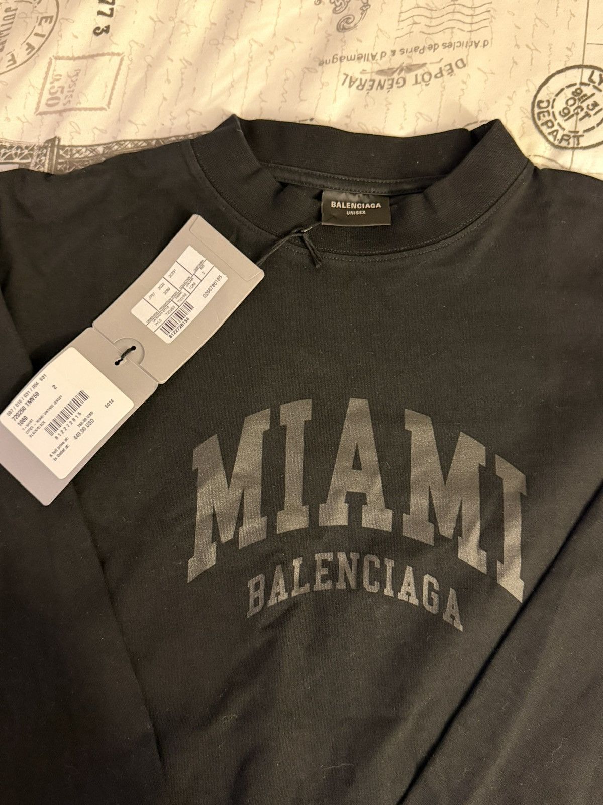 Balenciaga Balenciaga long sleeve Miami vintage shirt Size US M / EU 48-50 / 2 - 2 Thumbnail