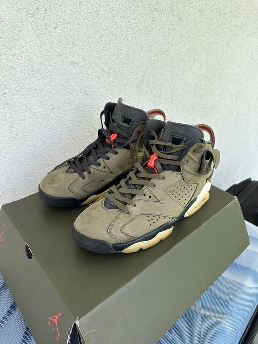 travis scott olive jordan 6