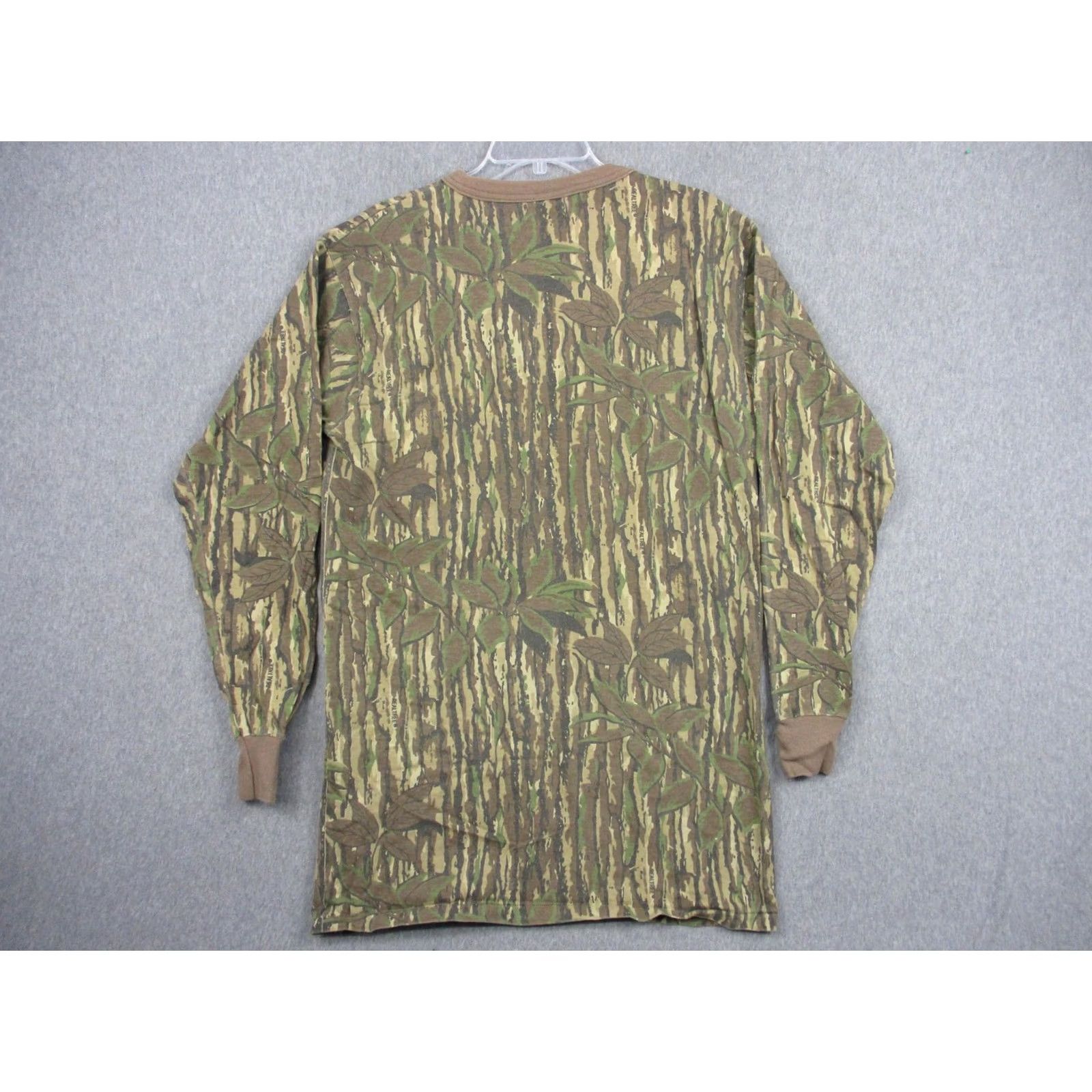 Realtree Spartan Shirt Mens 2XL Brown Realtree Camouflage Long Sleeve Pocket Hunting USA Size US XXL / EU 58 / 5 - 6 Thumbnail