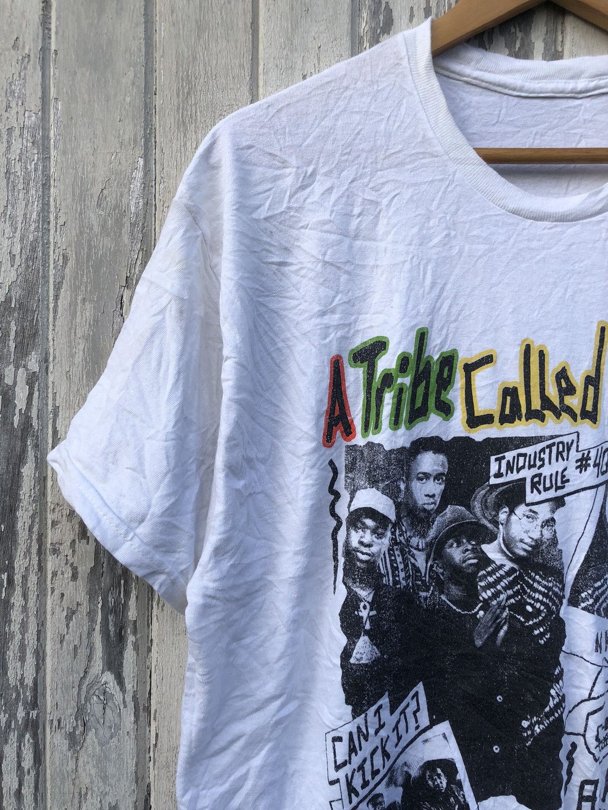 Band Tees × Rap Tees × Vintage Vintage RARE Y2K A Tribe Called Quest Rap Tees Size US L / EU 52-54 / 3 - 2 Thumbnail