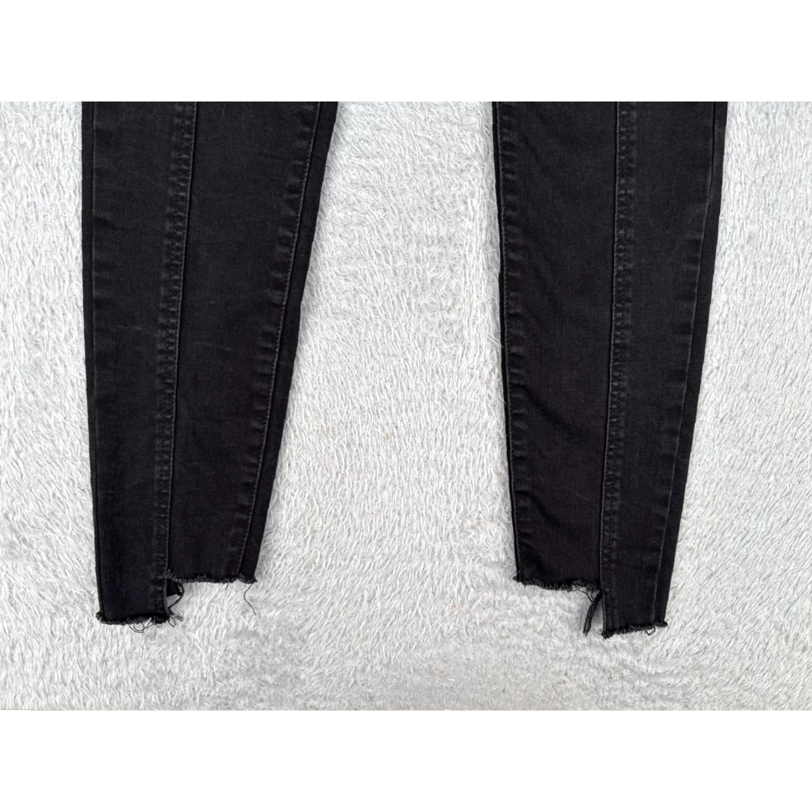 Vintage SO Jeans Junior Skinny Jeans Ultimate Cowboy Embroidered Black Denim 26x25 Women Juniors 9 Slim Mid Rise 5-Pocket Men/Women? Size 30" / US 8 / IT 44 - 2 Thumbnail