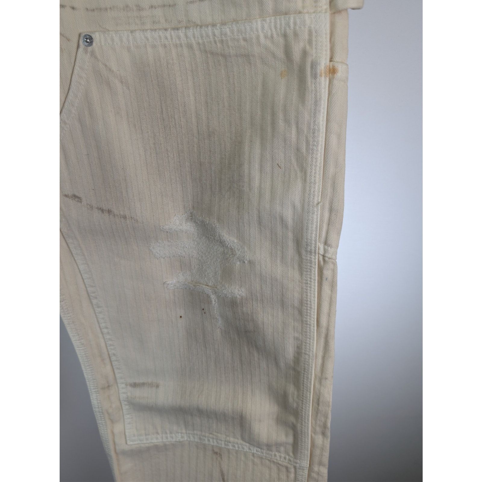 Enfants Riches Deprimes o1rshd1 Double Knee Paint Pants in white Size US 38 / EU 54 - 8 Thumbnail