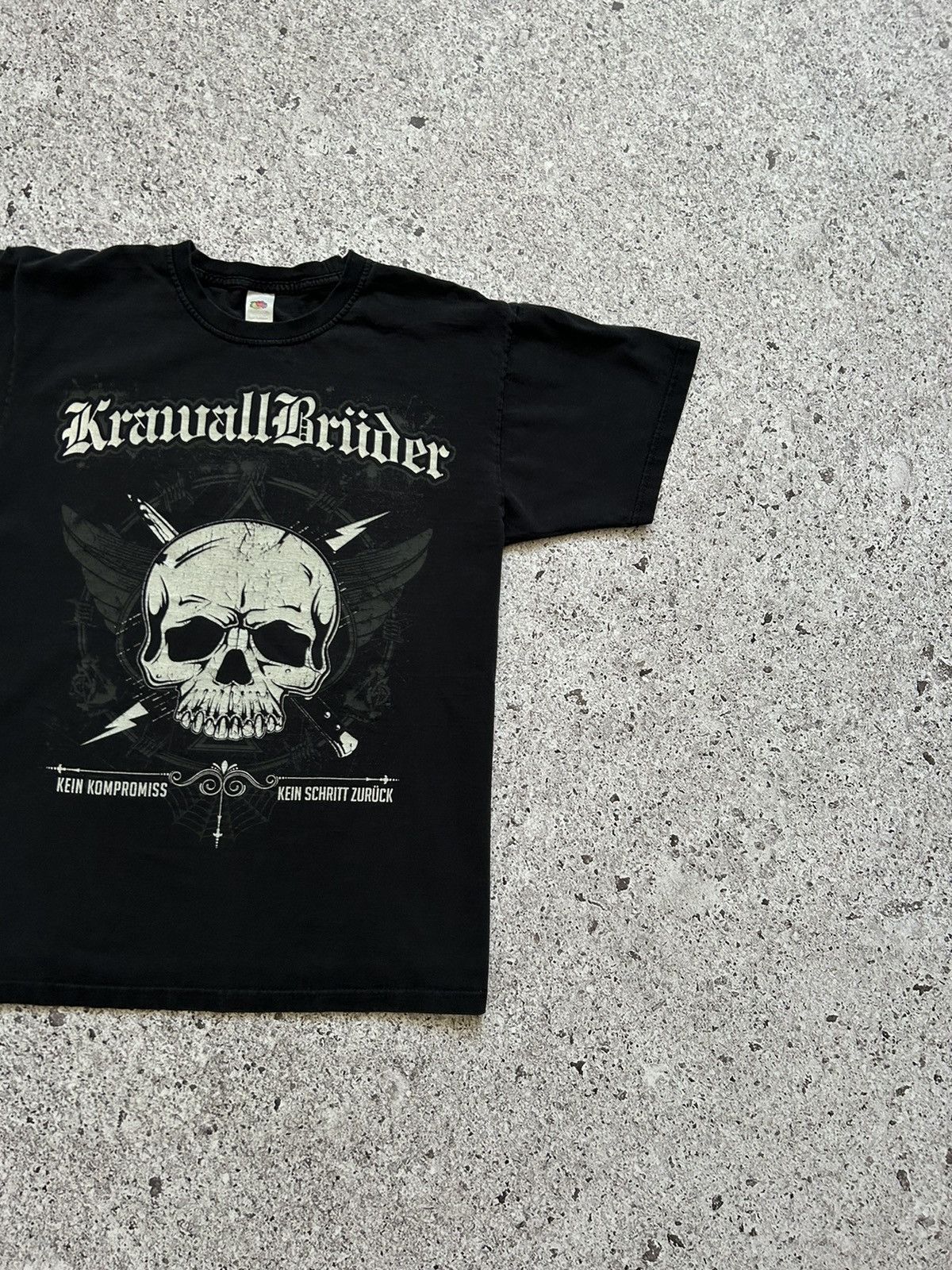 Band Tees × Vintage Krawallbruder Kein Kompromiss Rock Band Music T-Shirt Size US L / EU 52-54 / 3 - 3 Thumbnail