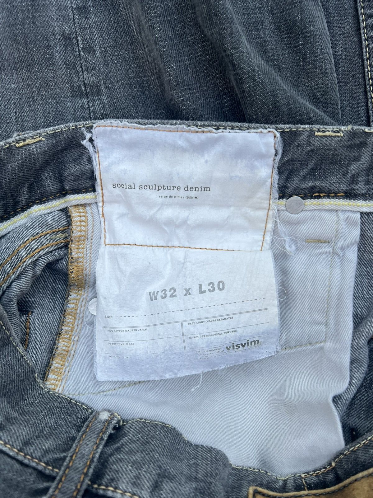 Visvim Visvim Jeans [Like New] Grey Distressed Size US 30 / EU 46 - 2 Thumbnail