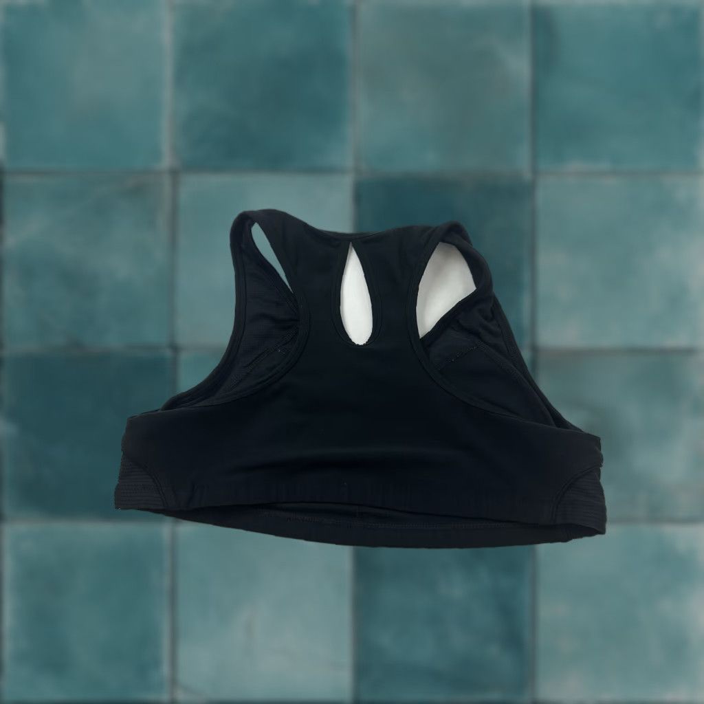Nike Nike Sports Bra Women L Black Athletic Training Sports Bra Womens L Black Nike Size ONE SIZE - 1 Thumbnail