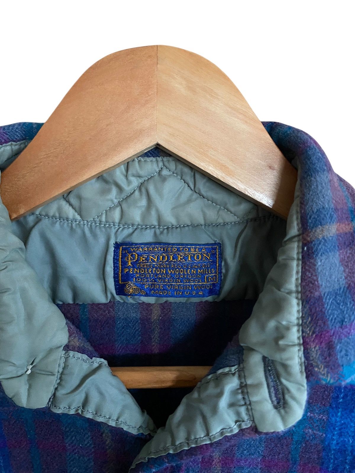 Pendleton Vintage Brand Pendleton Made In Usa Wool Shirt 1970s Size US M / EU 48-50 / 2 - 6 Thumbnail