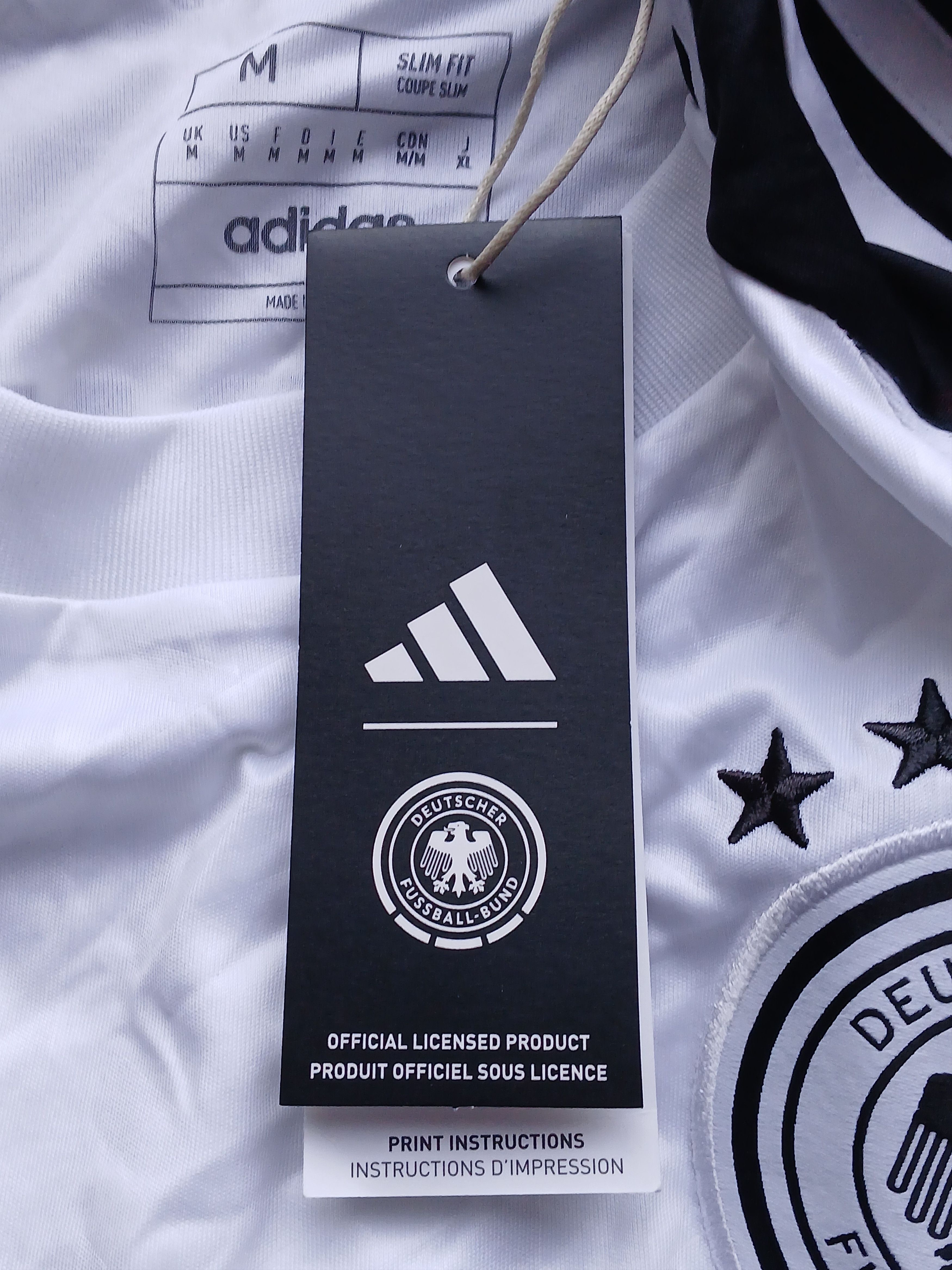 Adidas Germany National Football Team 24/25 Home Jersey T-Shirt Size US M / EU 48-50 / 2 - 11 Thumbnail