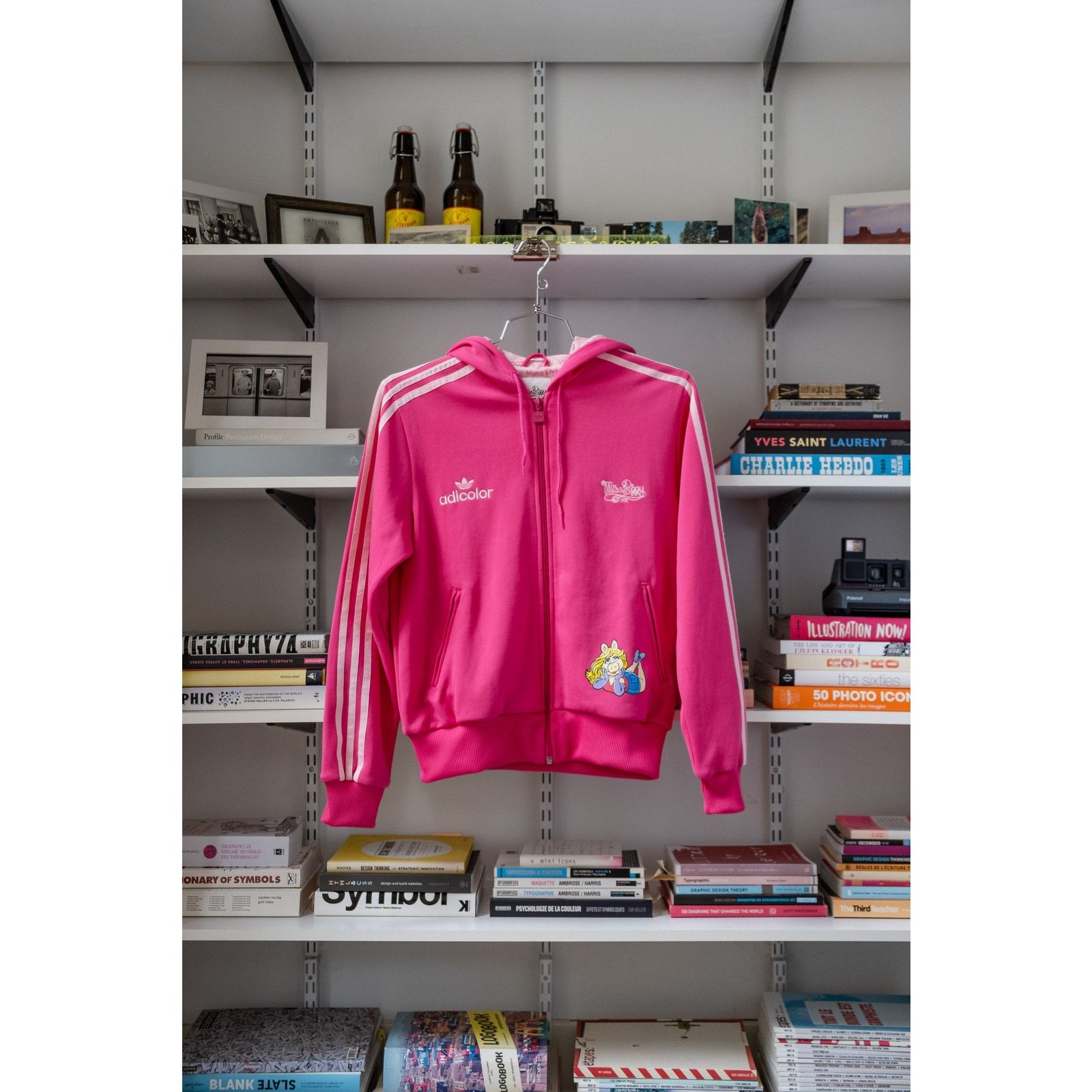 Adidas × Sportswear × Streetwear Adicolor x Miss Piggy Zip Up Track Jacket  Pink | Grailed