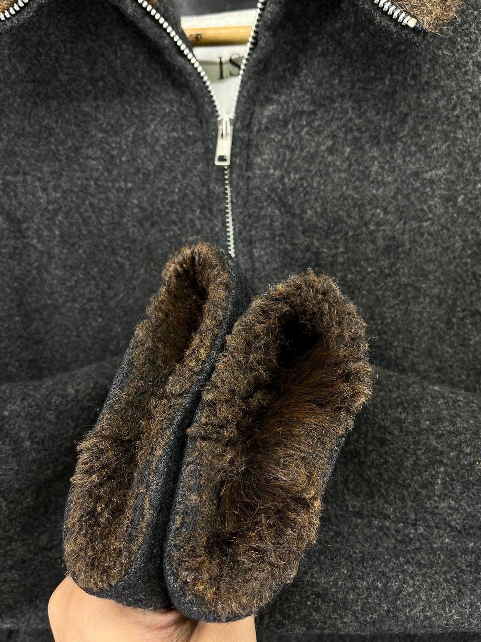 Issey Miyake × Sunao Kuwahara Vintage Issey Miyake Sunao Kuwahara Fur Wool Jacket Size S / US 4 / IT 40 - 11 Thumbnail