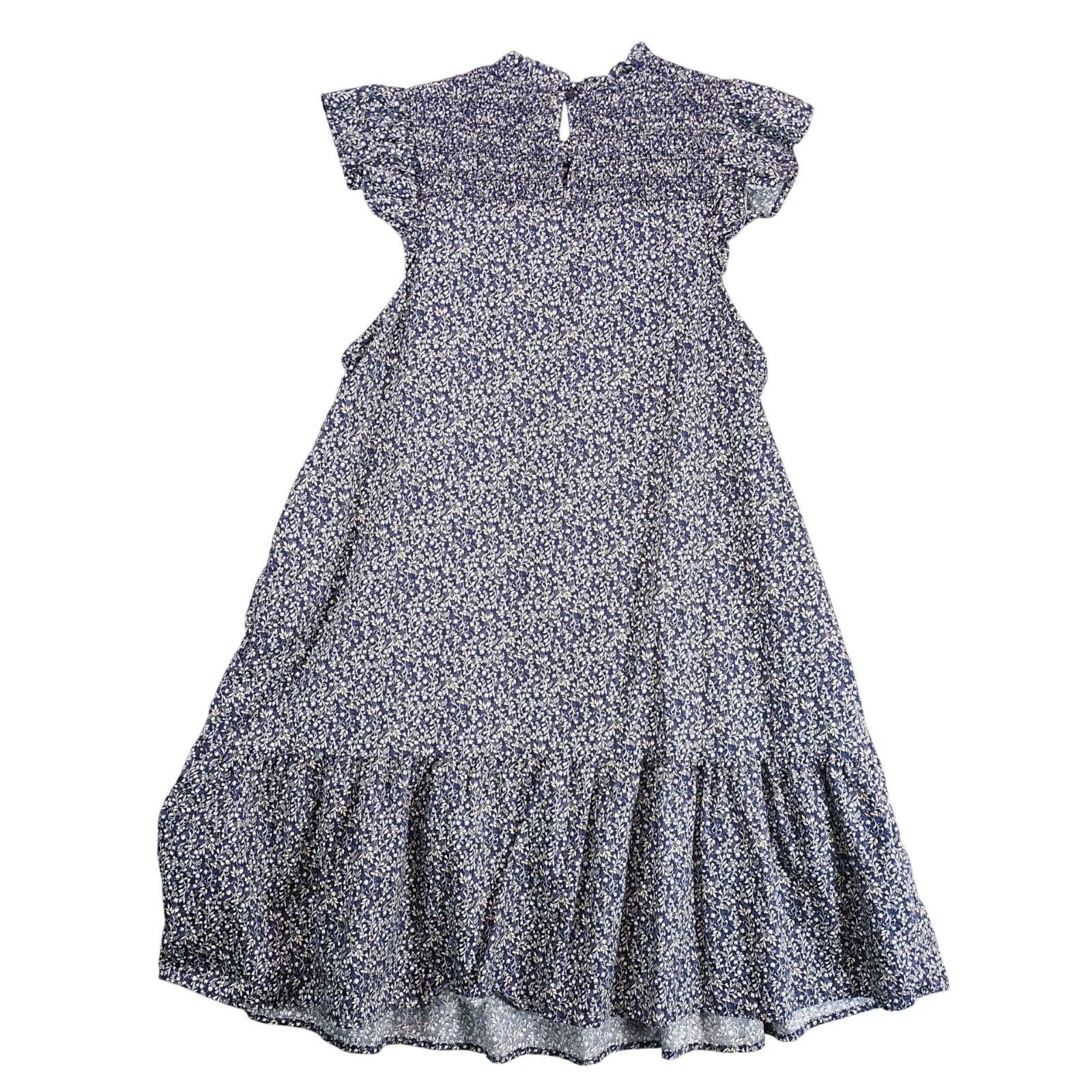 Old Navy Old Navy Ditsy Floral Tiered Dress XL Smocked Cutout Front Size XL / US 12-14 / IT 48-50 - 2 Thumbnail