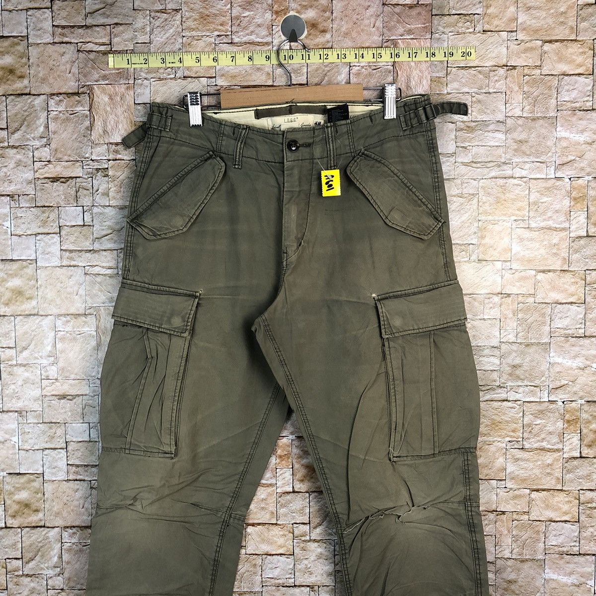 Japanese Brand H&M Green Cargo Multipocket Pants #A601 Size US 29 - 5 Thumbnail