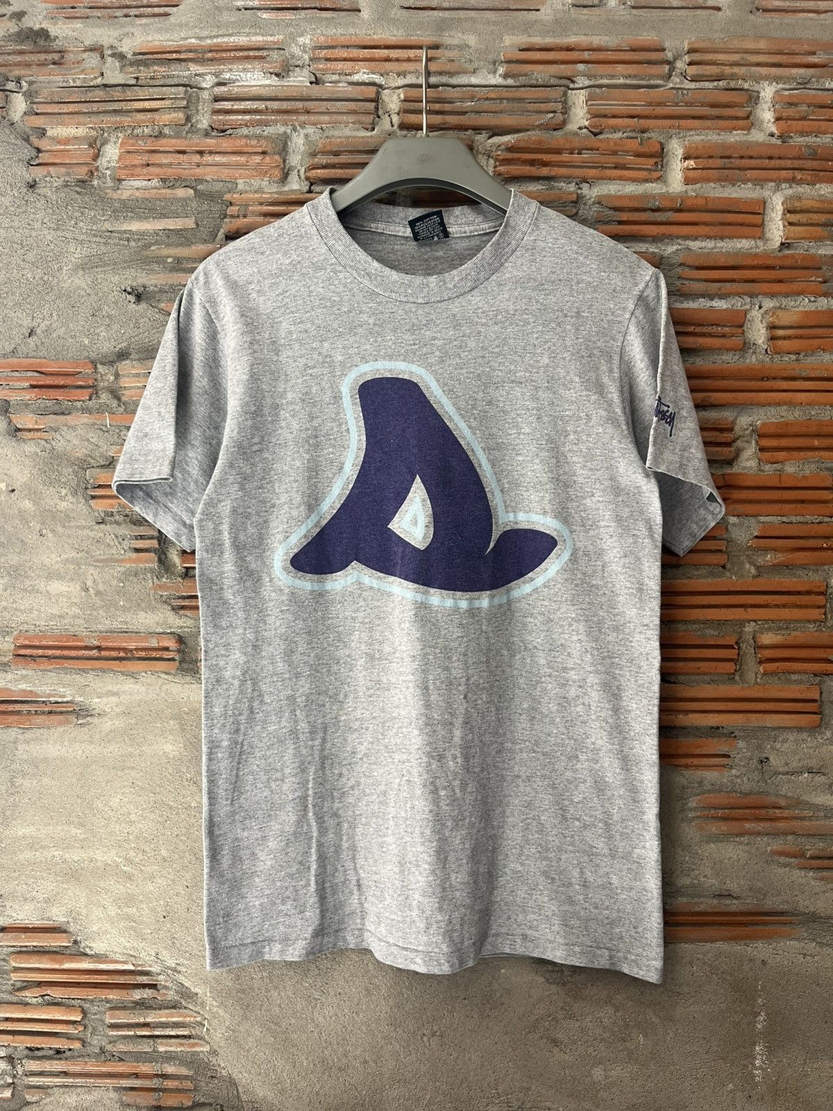 Stussy Vintage STUSSY cursive S 90’s Logo Tshirt Size US S / EU 44-46 / 1 - 2 Thumbnail