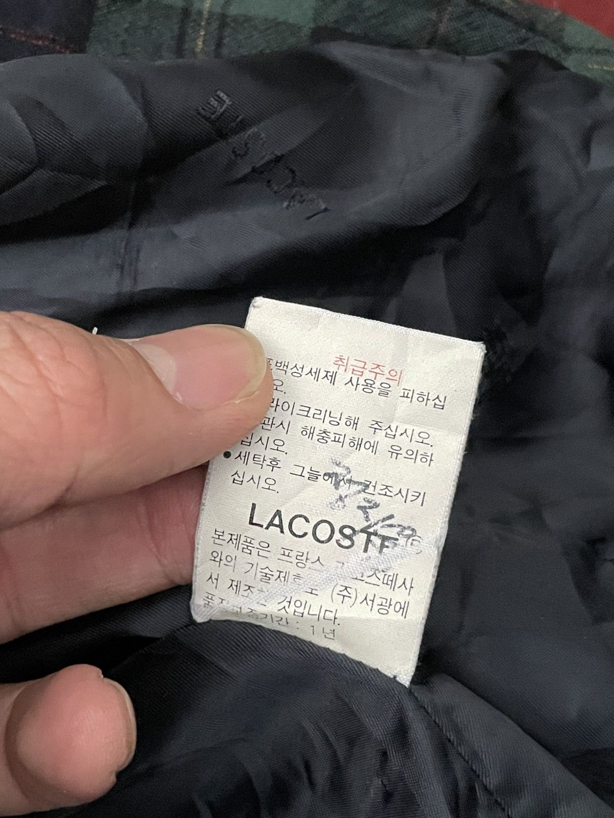 Lacoste VINTAGE Bombers jacket LACOSTE Size US L / EU 52-54 / 3 - 7 Thumbnail