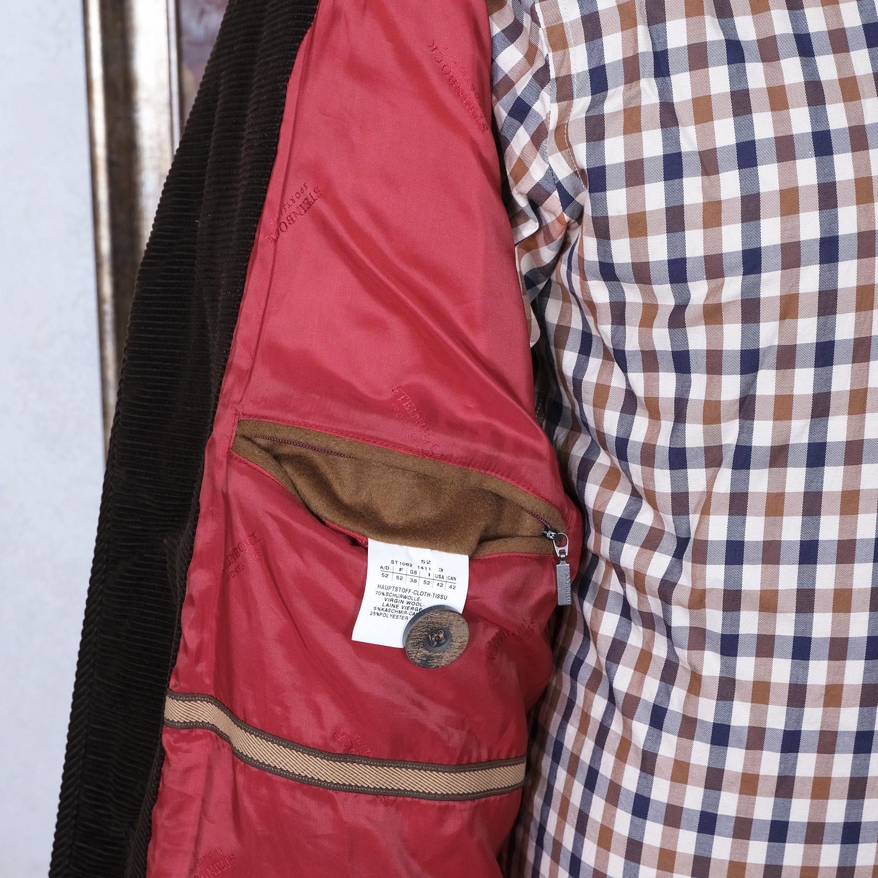 Other Steinbock, brown quilt jacket, size XXL, wool fabric Size US XXL / EU 58 / 5 - 5 Thumbnail
