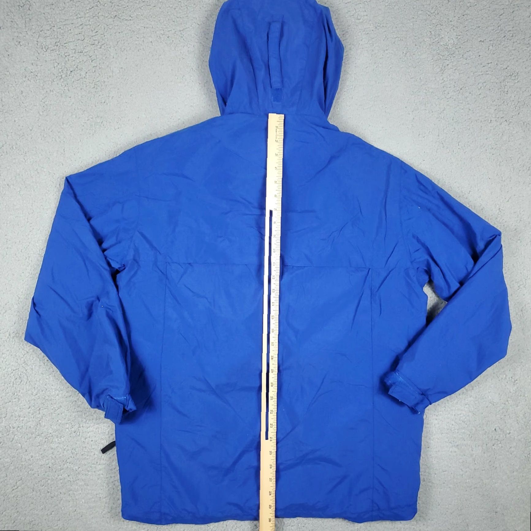 Vintage VINTAGE Woolrich Mens Medium Windbreaker Hoodie Jacket Nylon Blue All Seasons Outdoor Fall Winter Size US M / EU 48-50 / 2 - 6 Thumbnail