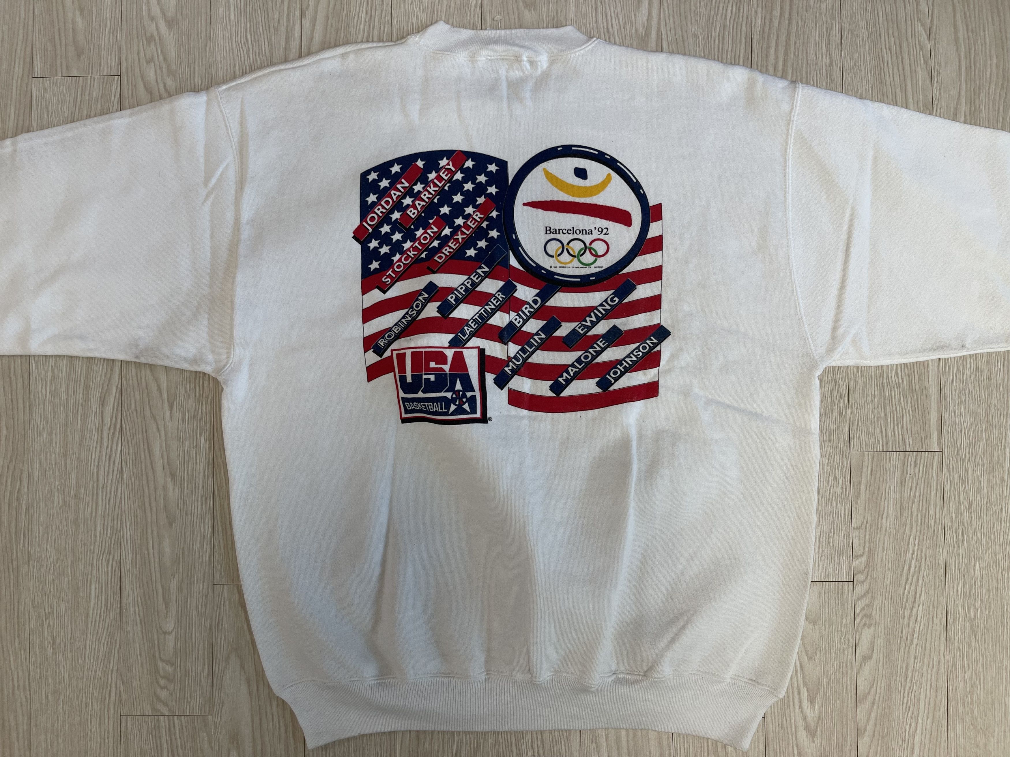 NBA 1992 Dream Team Basketball Olympics USA Edition 90Sweatshirt Size US L / EU 52-54 / 3 - 8 Thumbnail
