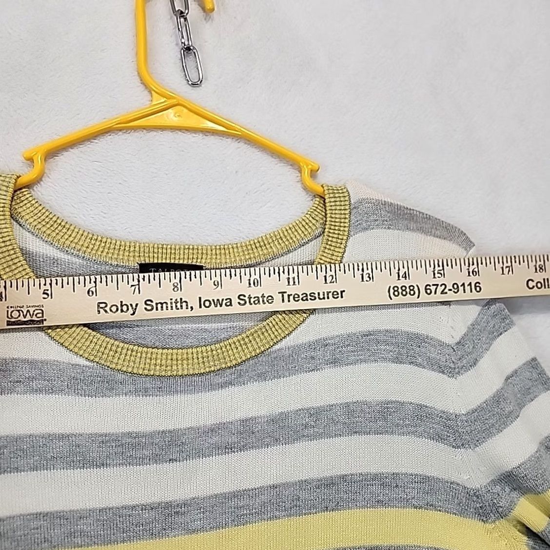 Talbots Talbots Sweater Stripe 3/4 Sleeves Crew Neck Multicolor Knit All Seasons Ladies M Regular Size M / US 6-8 / IT 42-44 - 6 Thumbnail