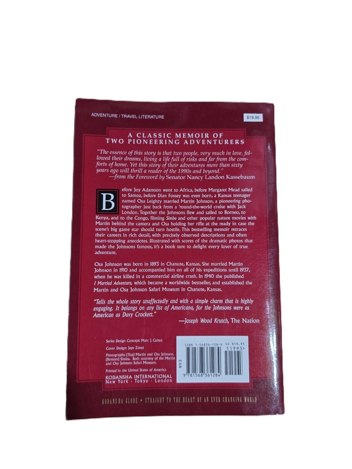 Other I Married Adventure : The Lives of Martin and Osa Johnson Size ONE SIZE - 2 Thumbnail