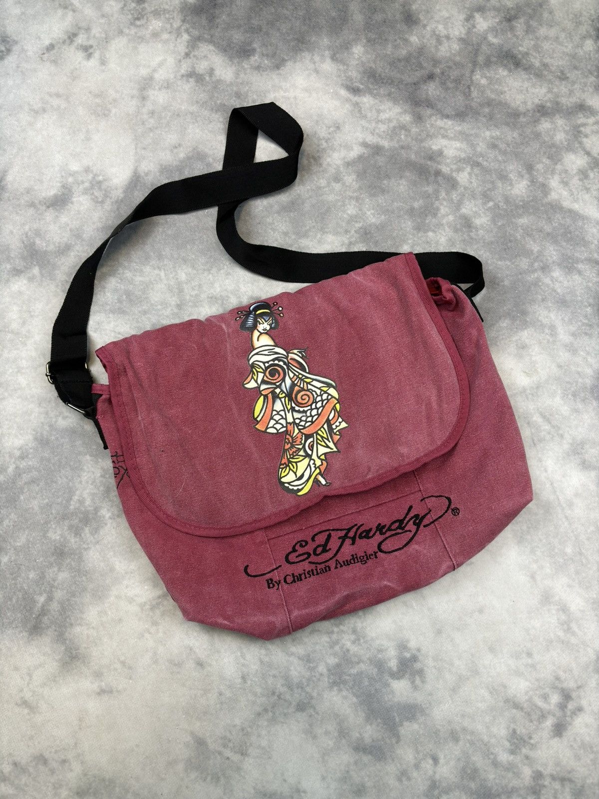 Vintage store Rare Ed Hardy Tattoo Crossbody