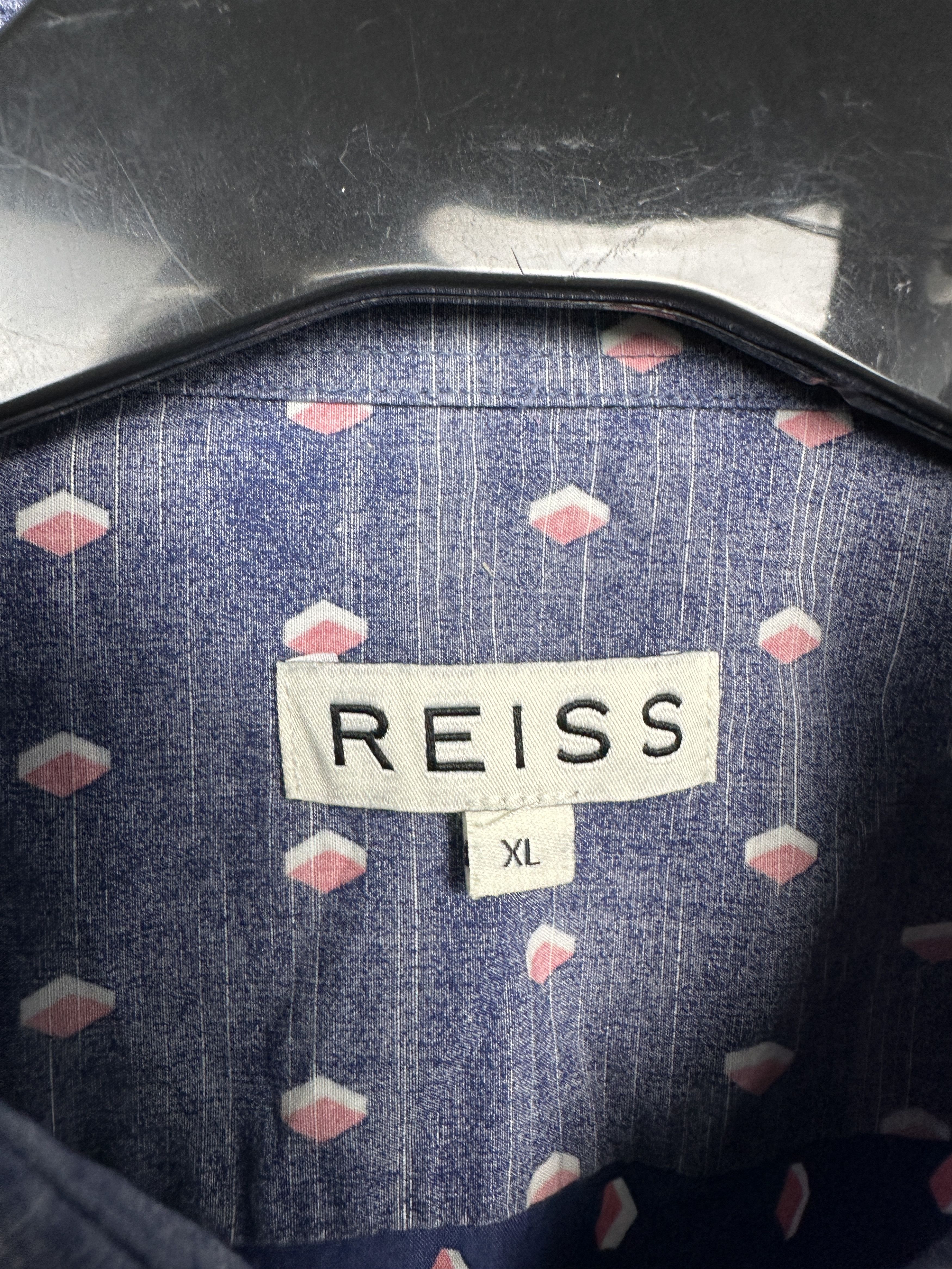 Reiss Reiss Mens Hawaiian Short Sleeve Shirt Size US XL / EU 56 / 4 - 4 Thumbnail