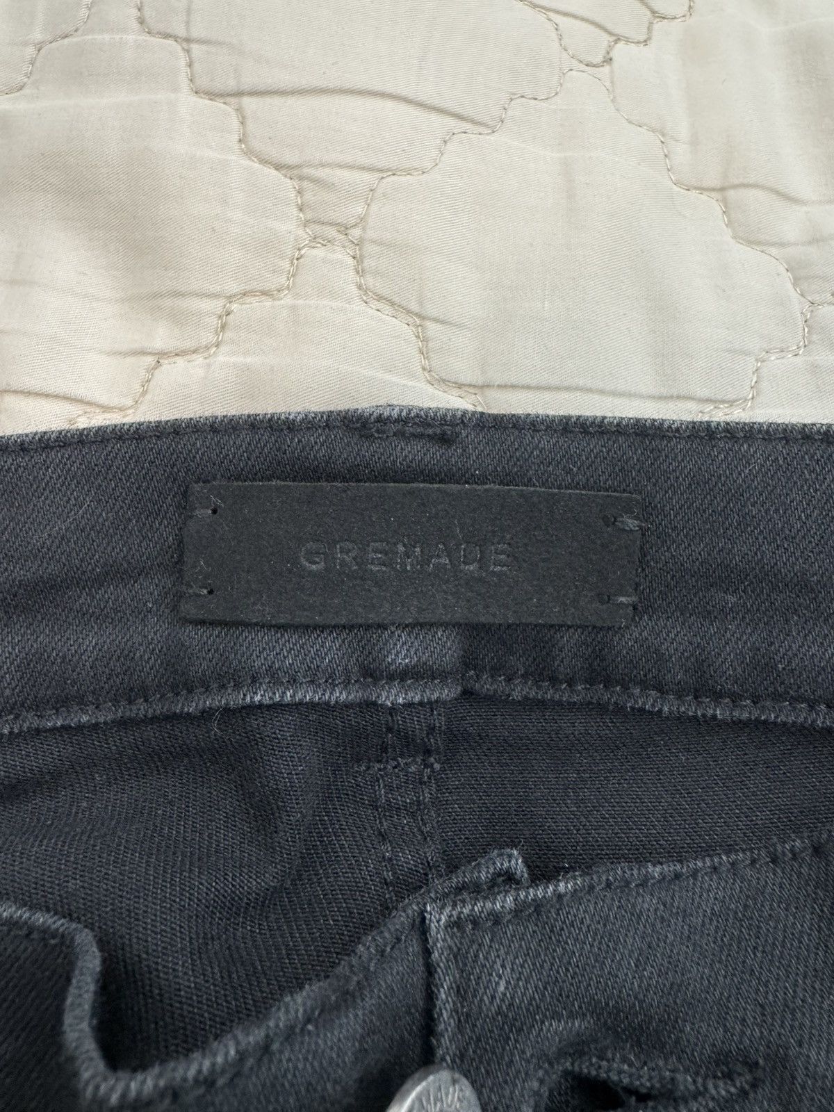 Other Gremade Flare Bootcut Denim Jeans Black Size 29 Size US 29 - 6 Thumbnail
