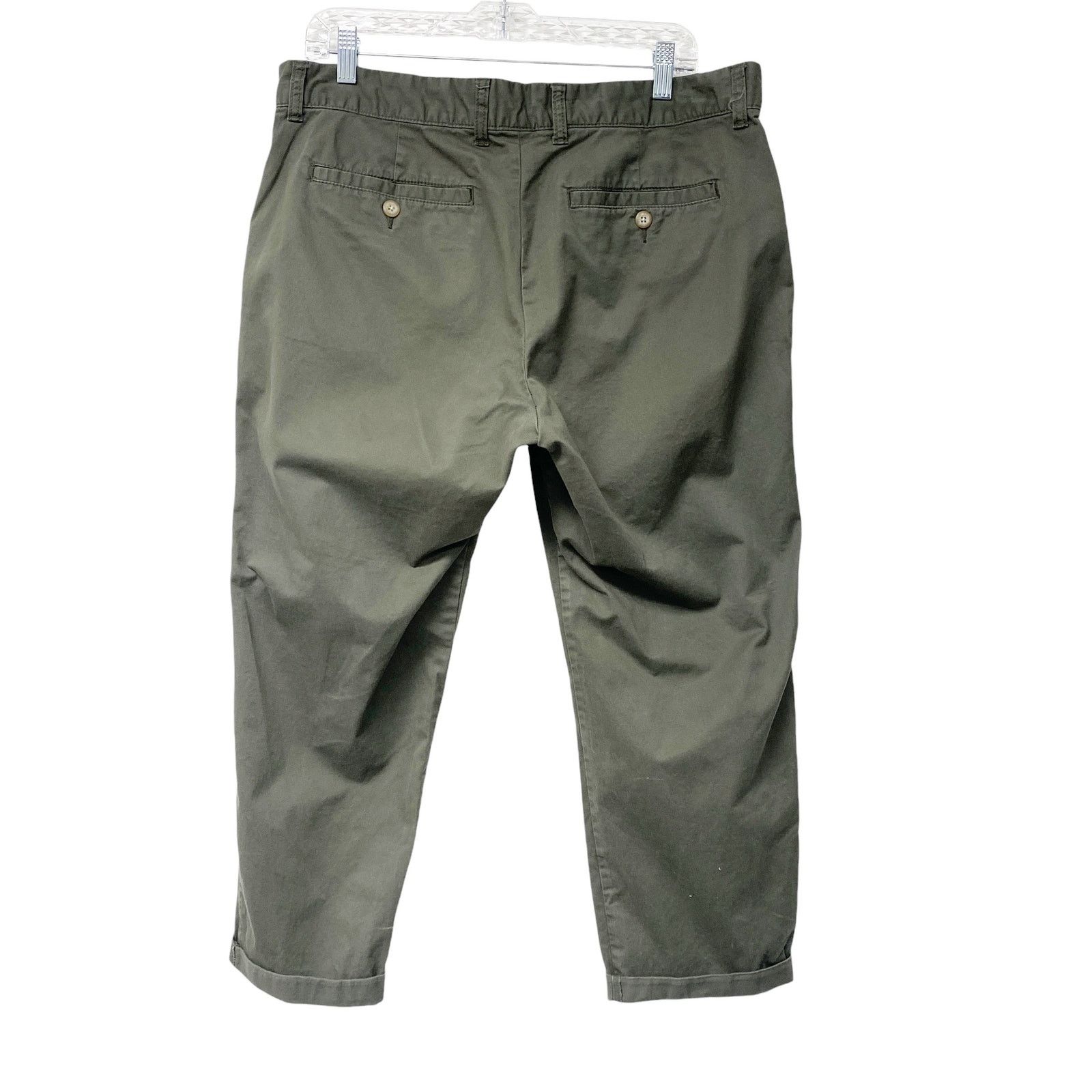 Gap Gap Womens Size 14 Green Girlfriend Khaki Pants Size 36" / US 14 / IT 50 - 5 Thumbnail