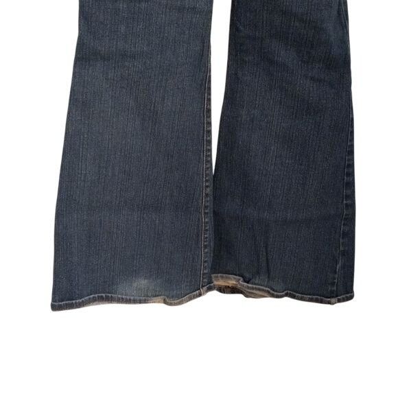 Bullhead Denim Co. Bullhead 13R Womens Newport Skinny Flare Jeans Blue Denim Di Size US 35 - 9 Thumbnail