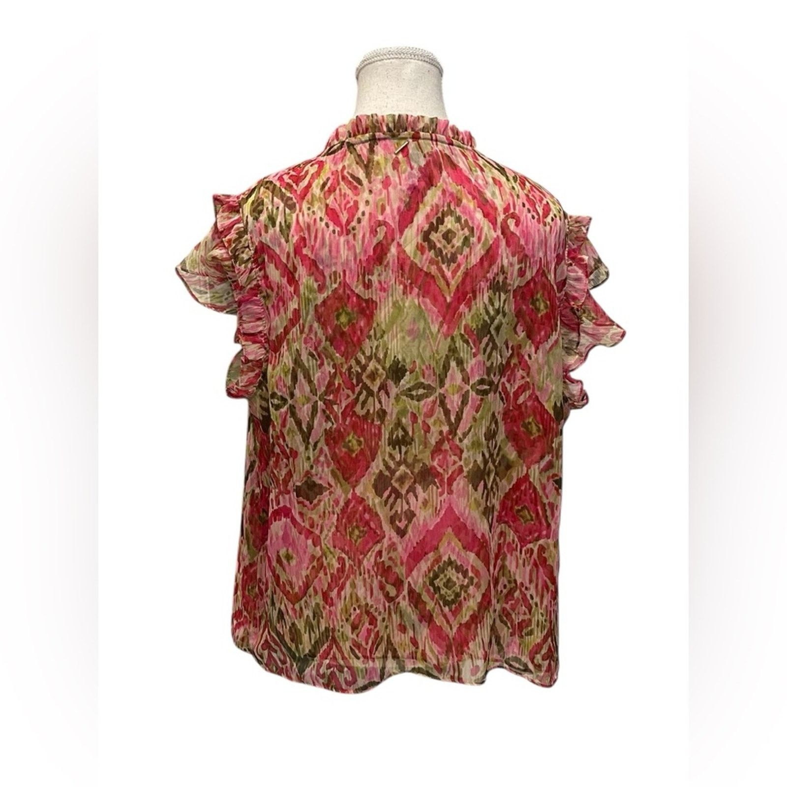 MISA Los Angeles MISA Los Angeles Basia Top Summer Ikat Size:L Size L / US 10 / IT 46 - 5 Thumbnail
