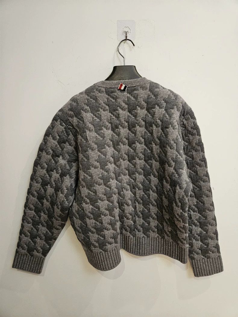 Thom Browne Thom Browne Gray thousand bird sweater Size US XL / EU 56 / 4 - 4 Thumbnail