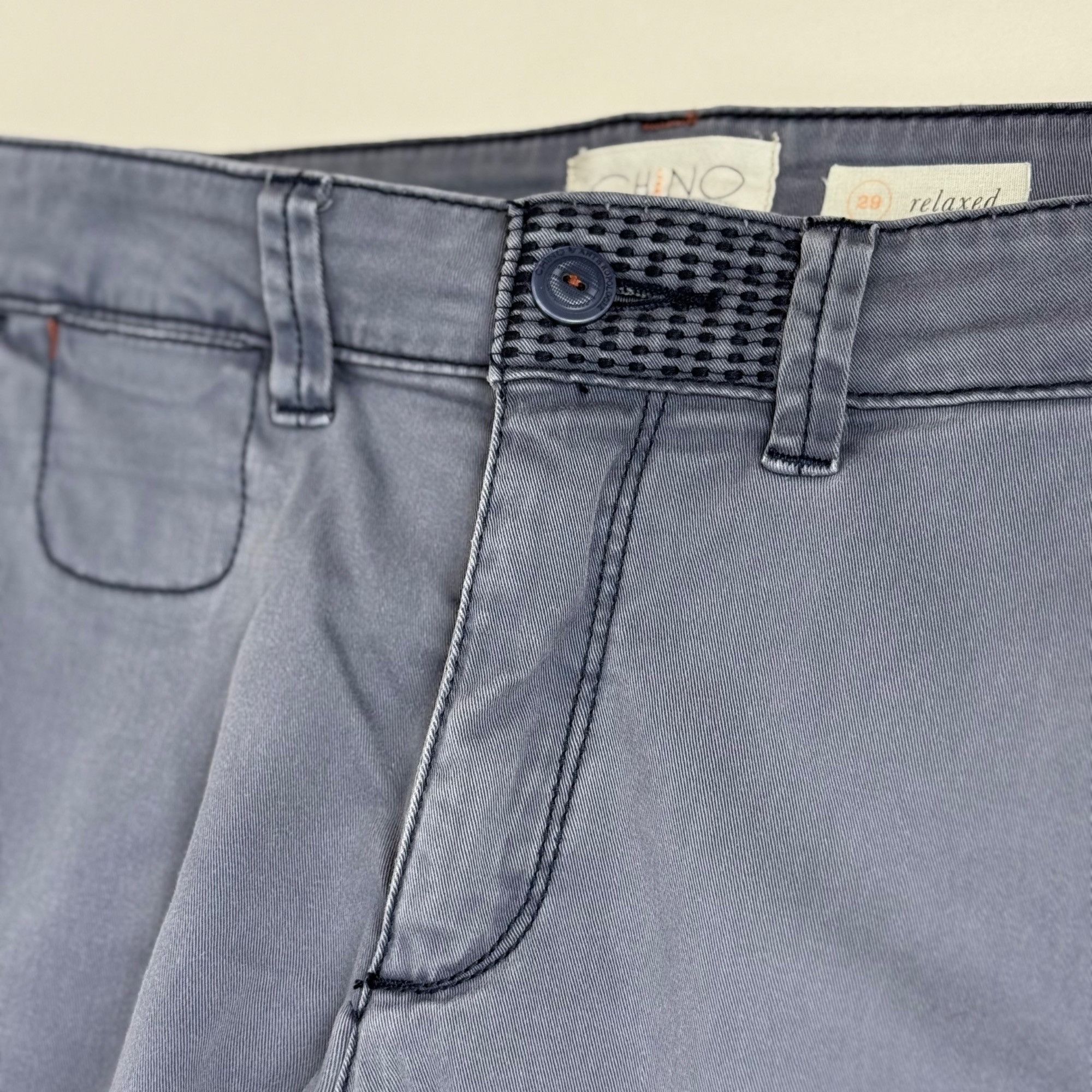 Anthropologie Chino by Anthropologie Relaxed Fit Casual Straight-Leg Pants Size 29" - 2 Thumbnail