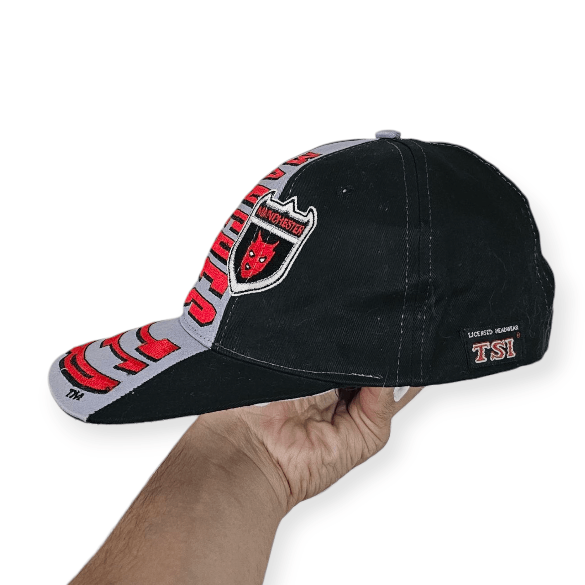 Vintage Manchester United TSI Big Logo Hat Size ONE SIZE - 4 Thumbnail